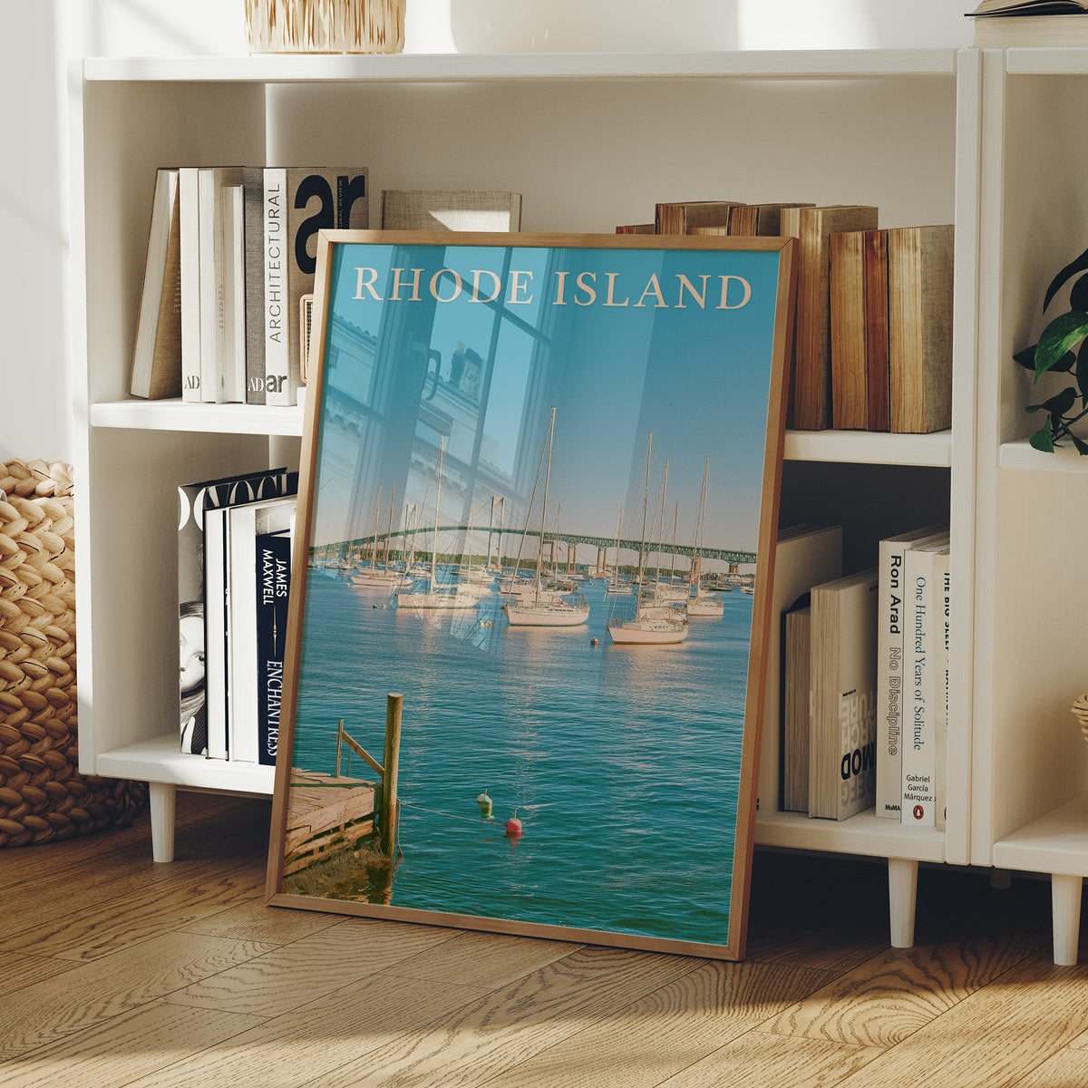 Newport Bridge Harbor Morning