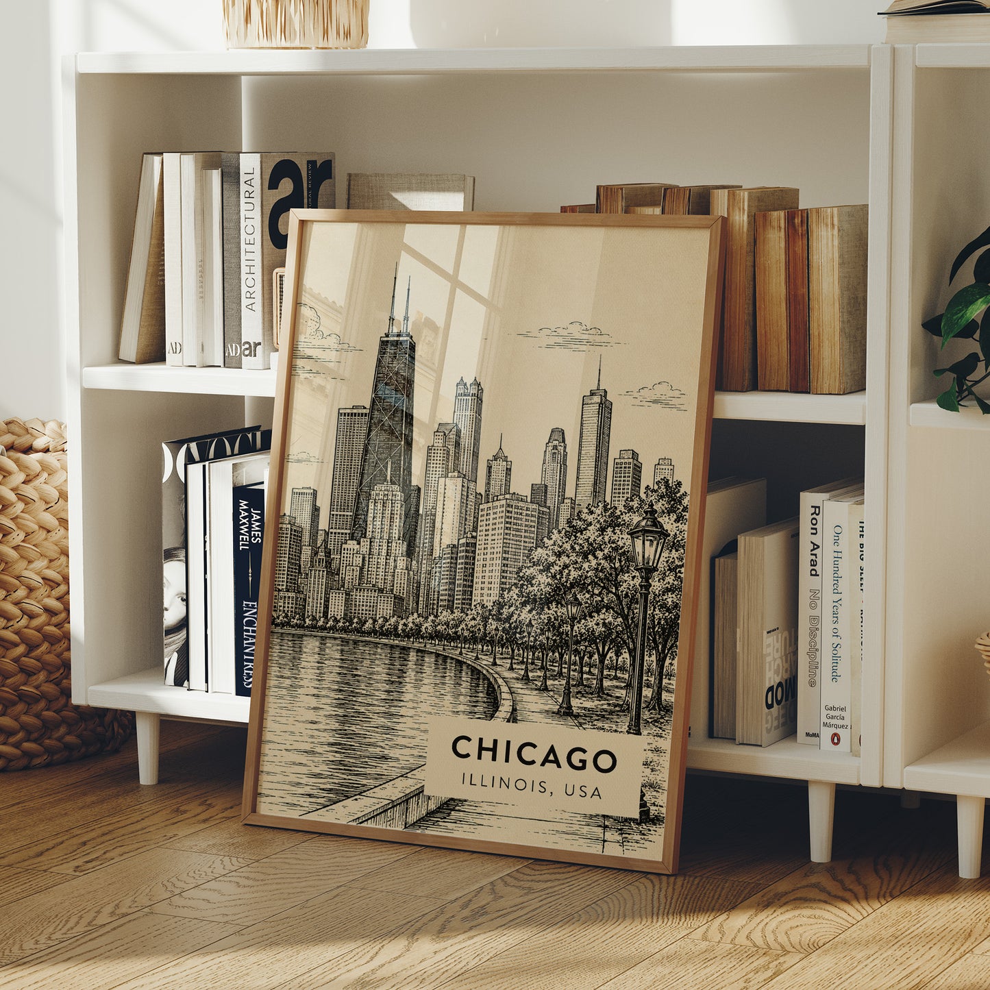 Chicago in Sepia Tones