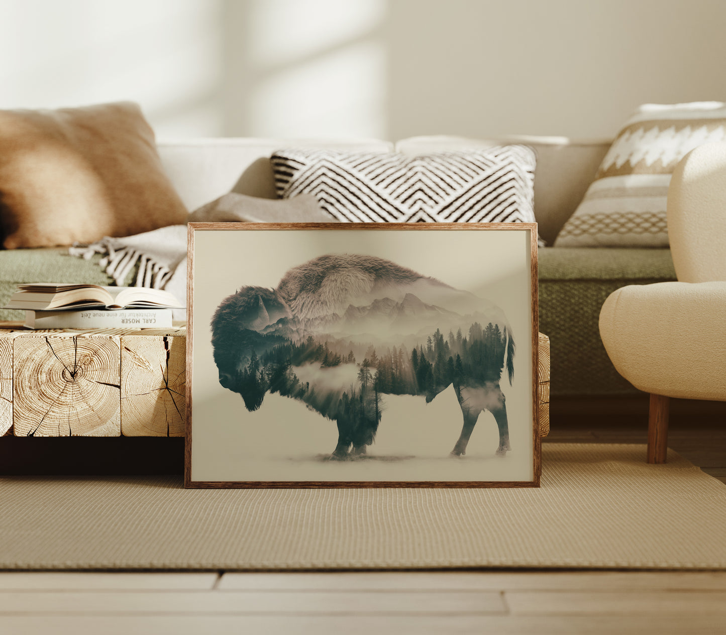 Bison Holds a Forest