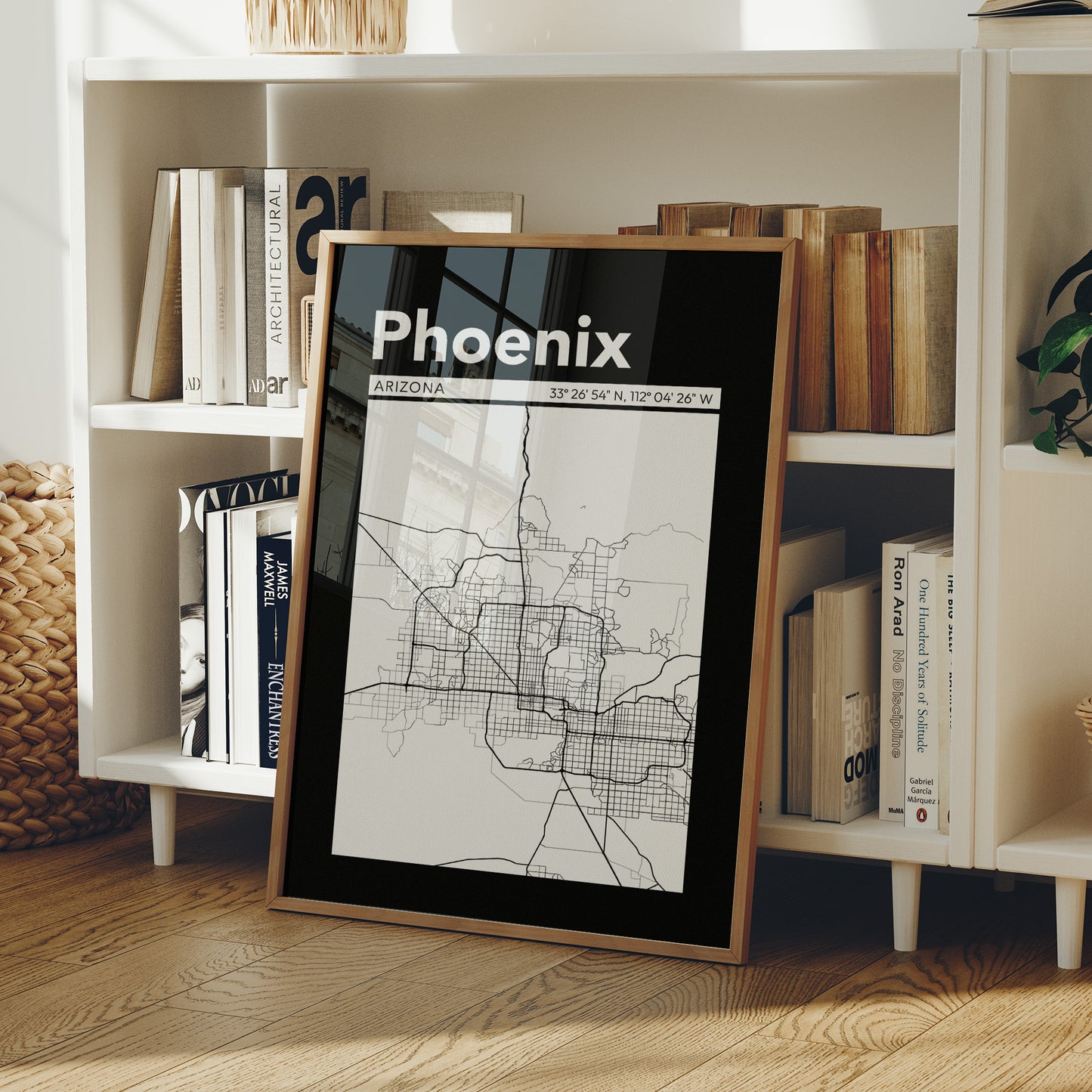 Phoenix, Mapped in Black