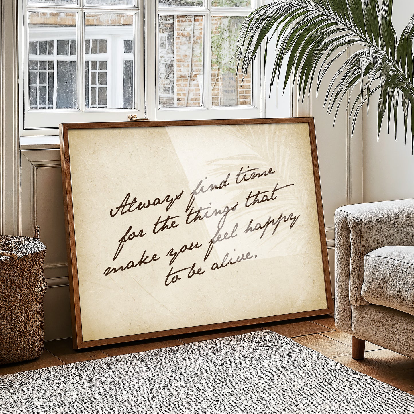 Handwritten Reminder to Live