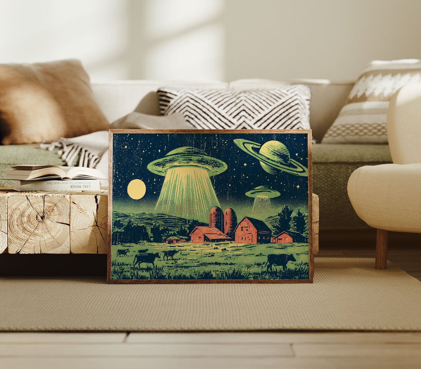 Something's Beaming Down on the Farm