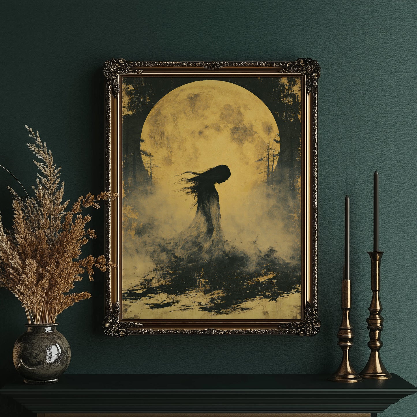 Windswept Under the Golden Moon