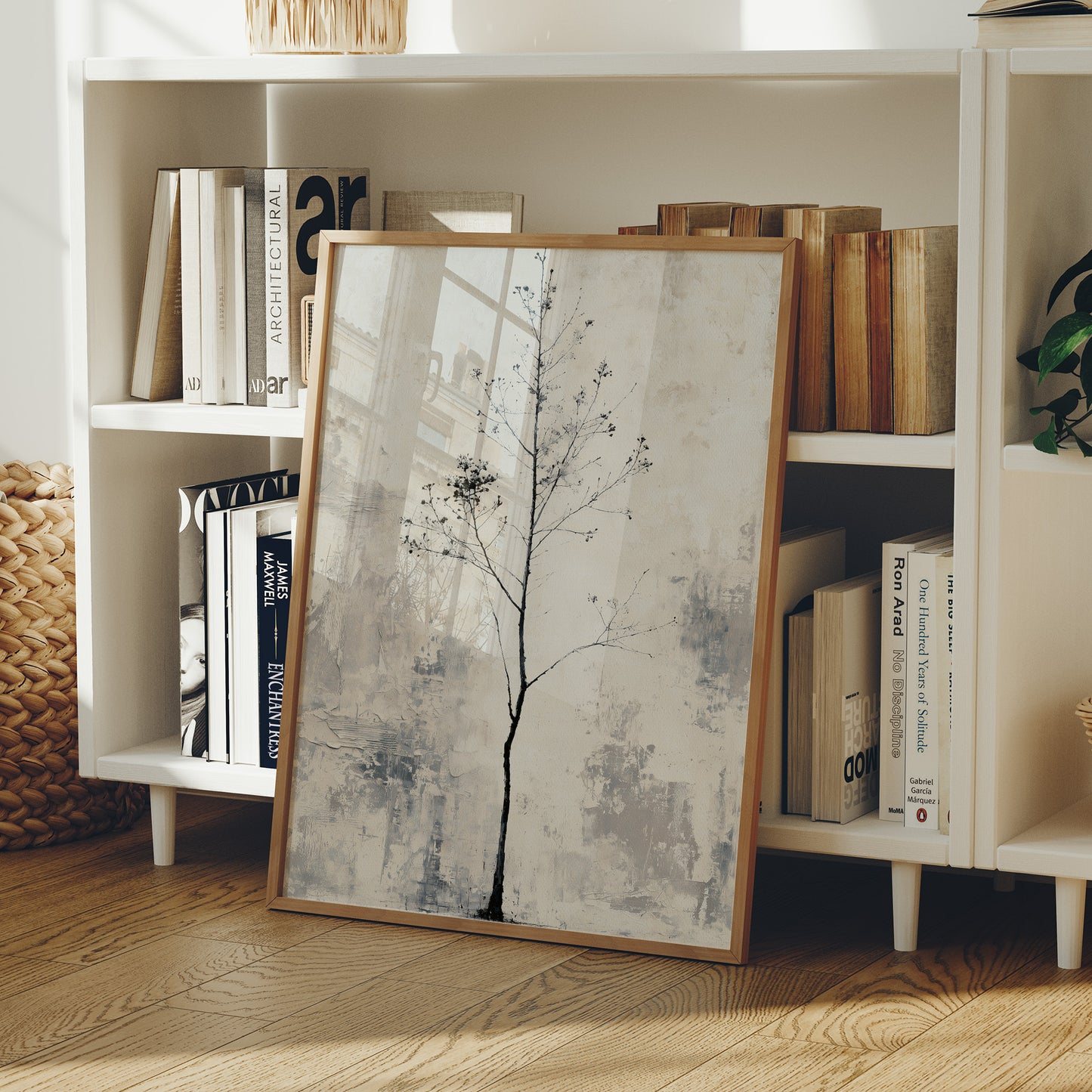 Delicate Branches: A Minimalist Winter Tree