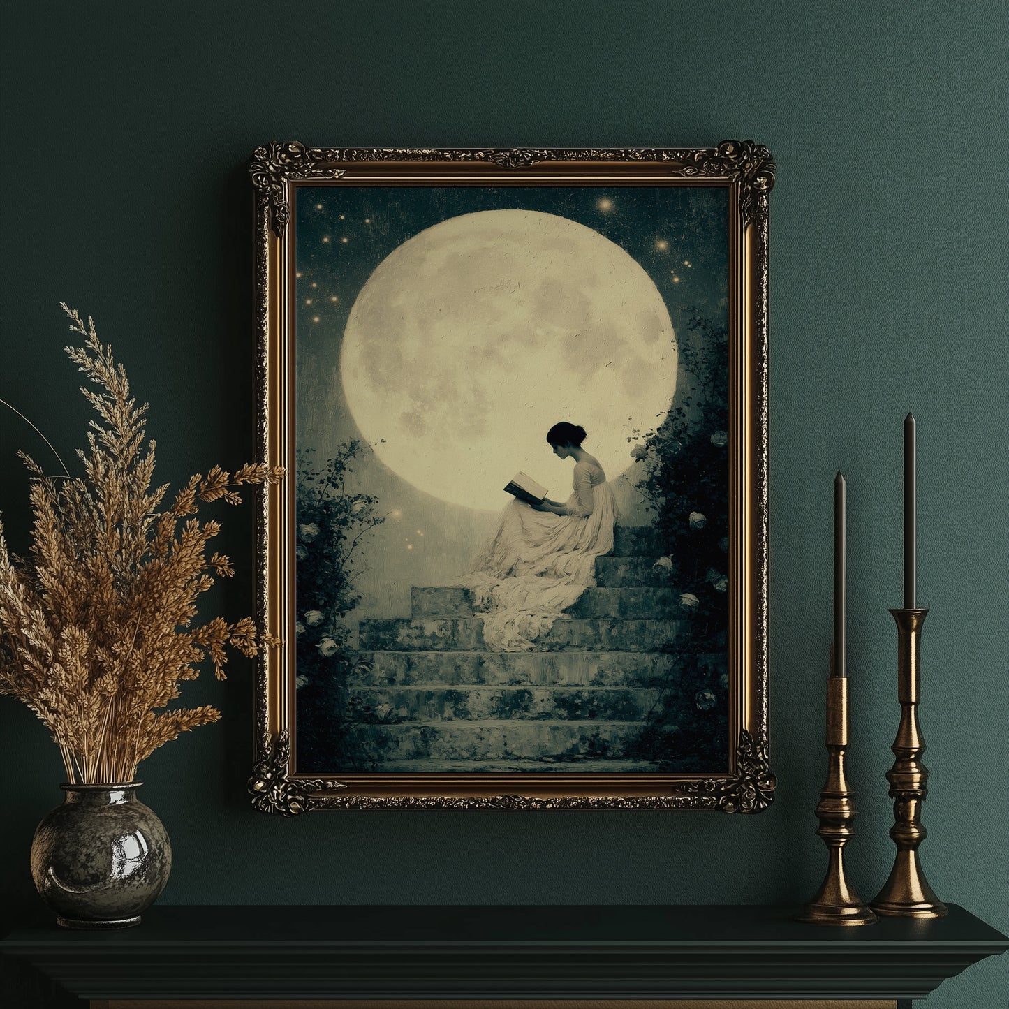 Reading by Moonlight