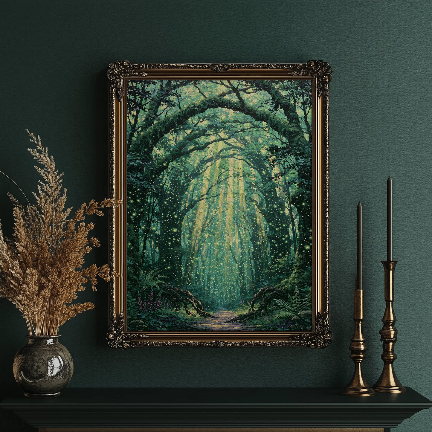 Fireflies Down the Forest Path