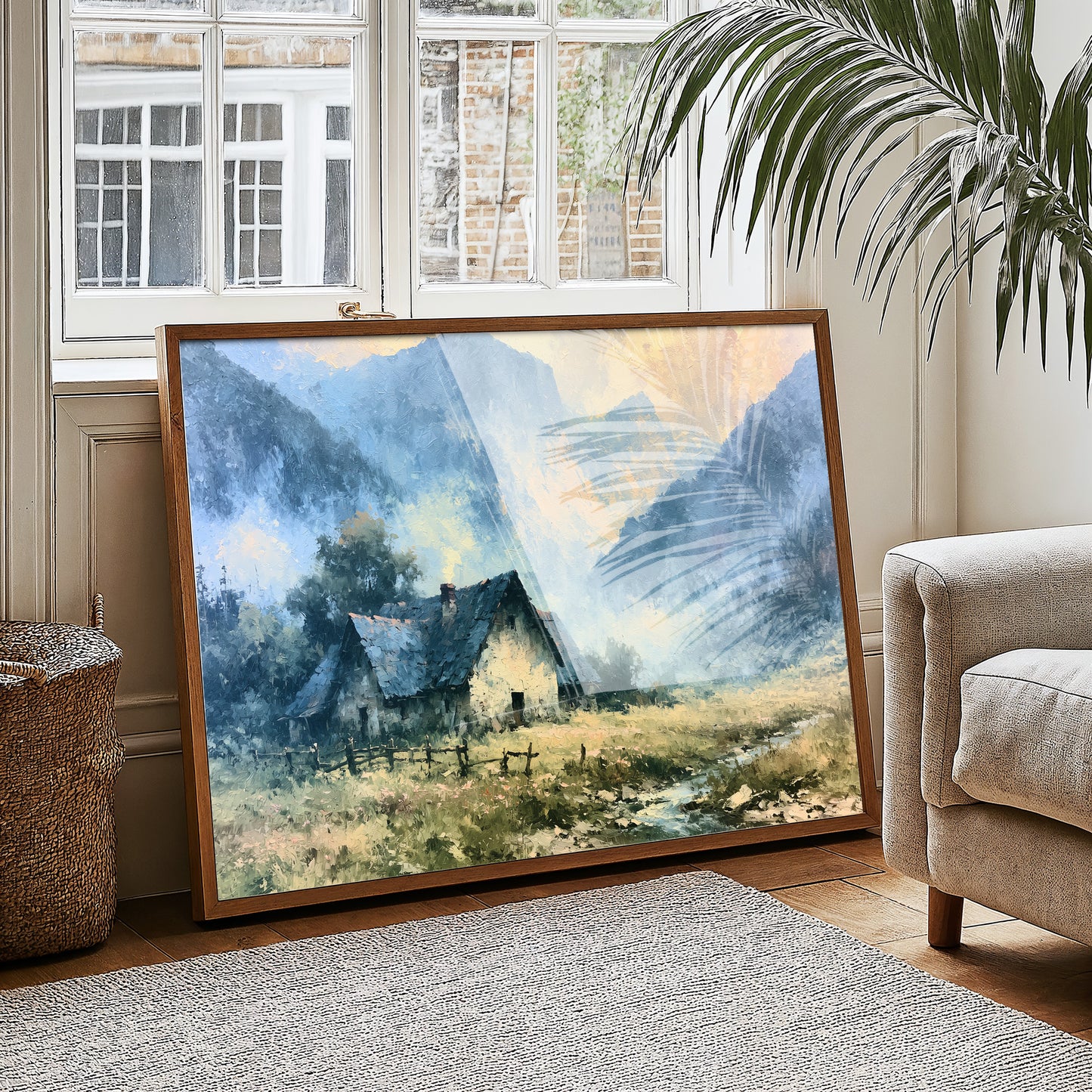 Cottage Beneath the Blue Peaks