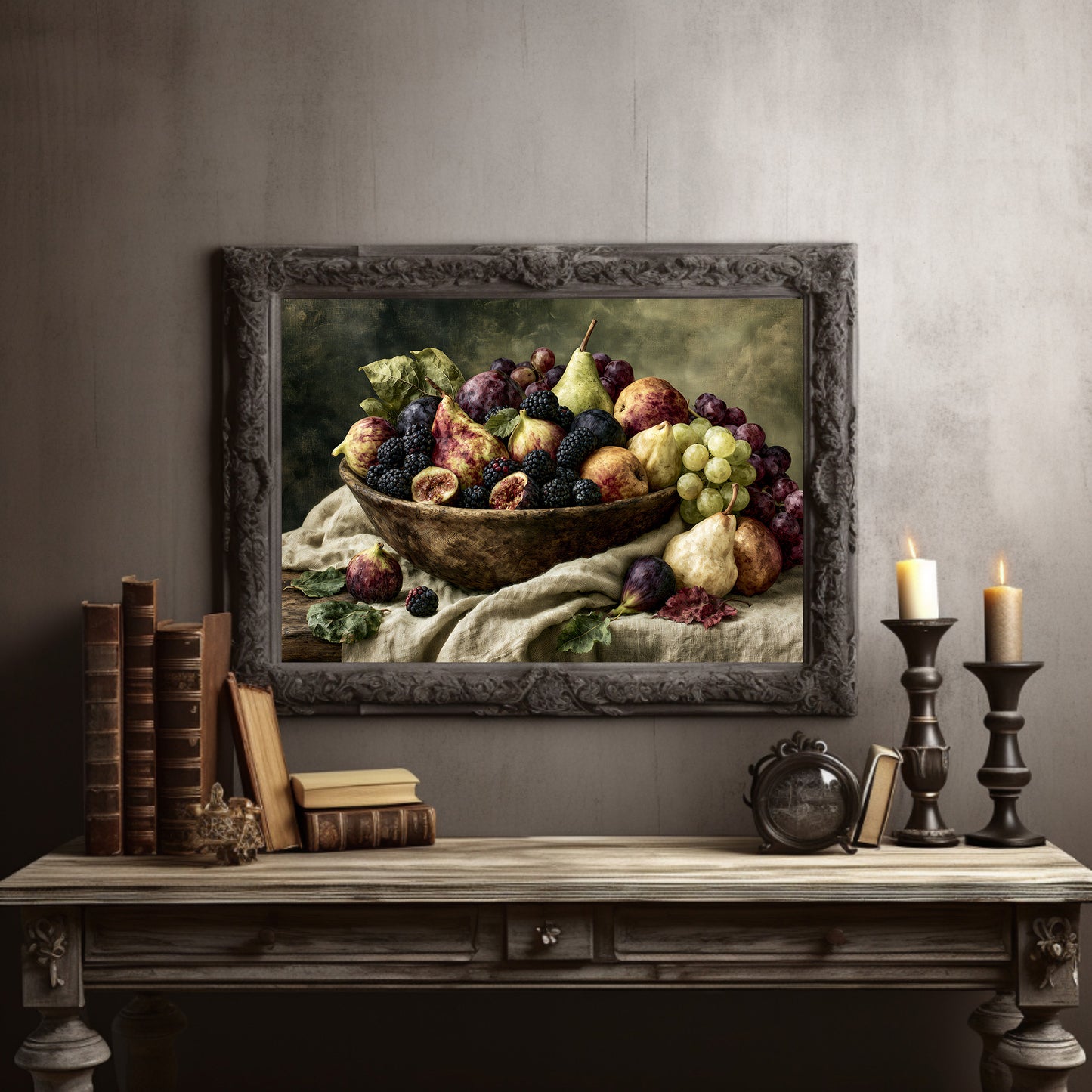 Rustic Bowl of Autumn Bounty