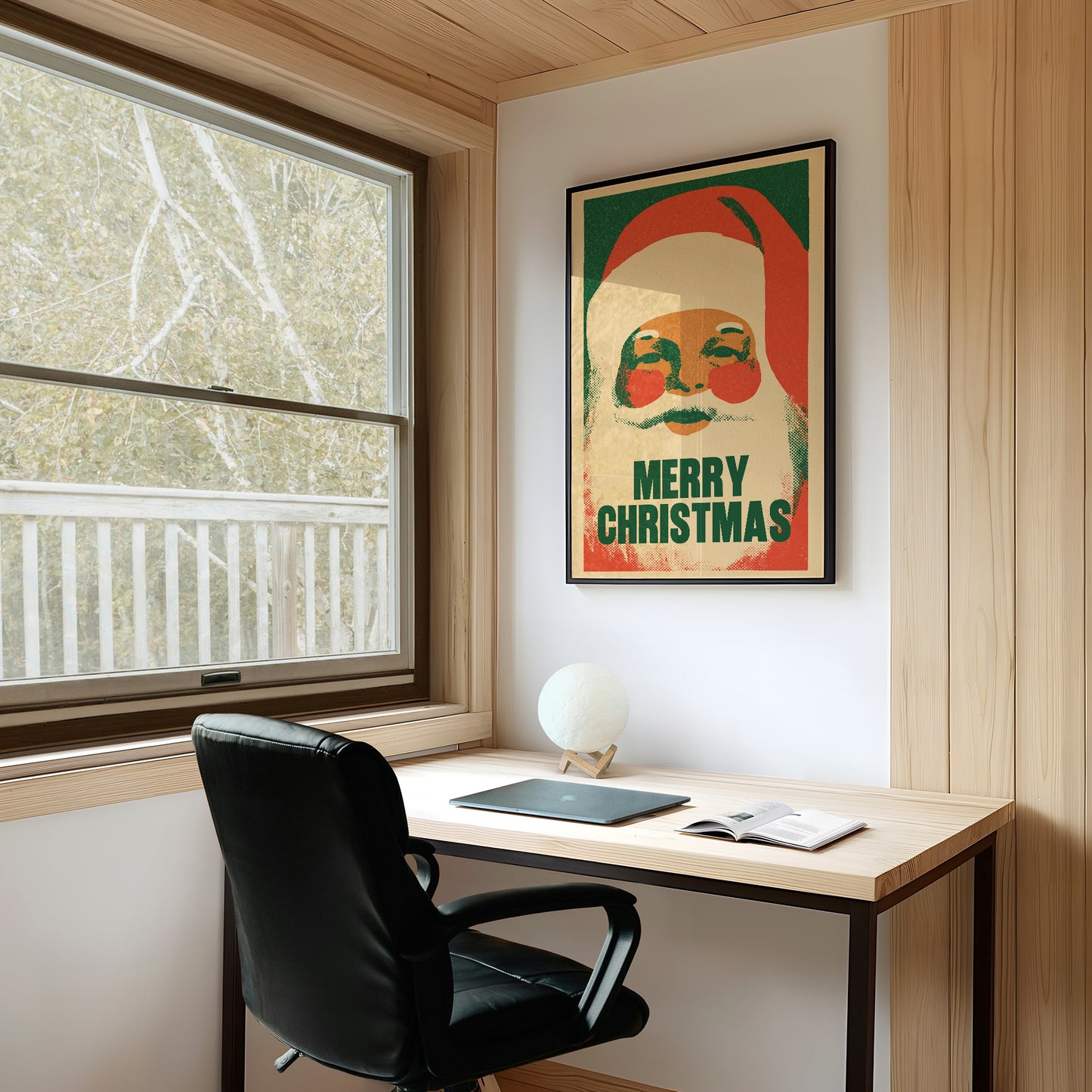 Merry Christmas Riso Santa