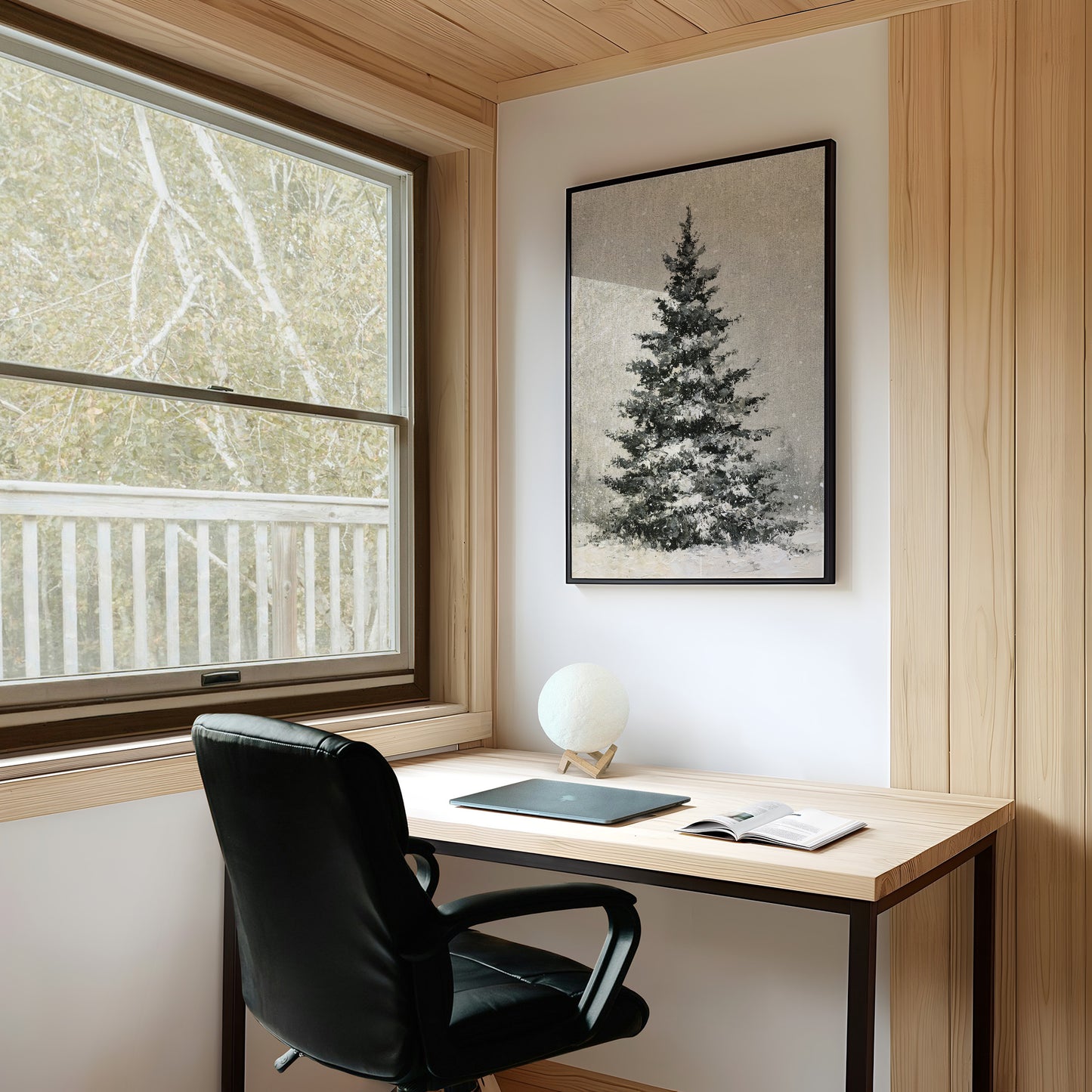 Lone Pine in Snowfall