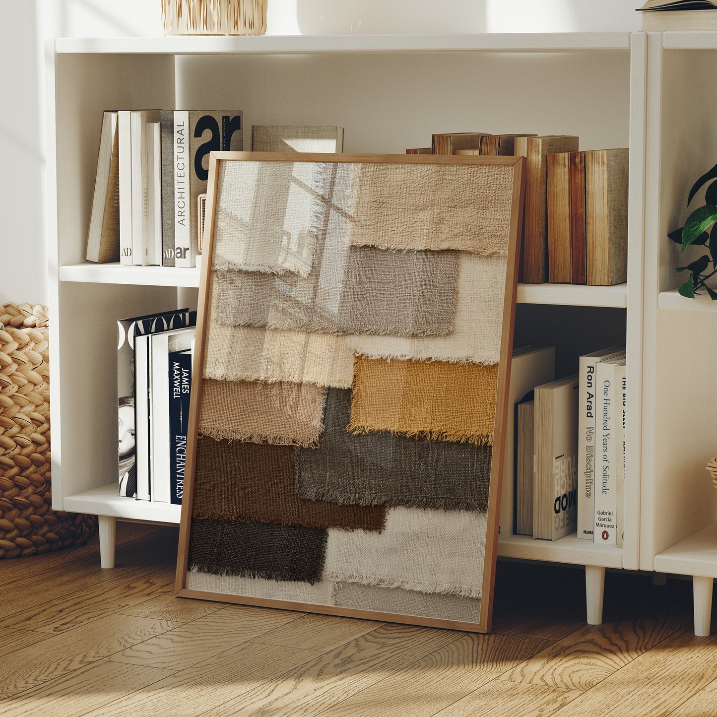 Layered Linen Swatch Study