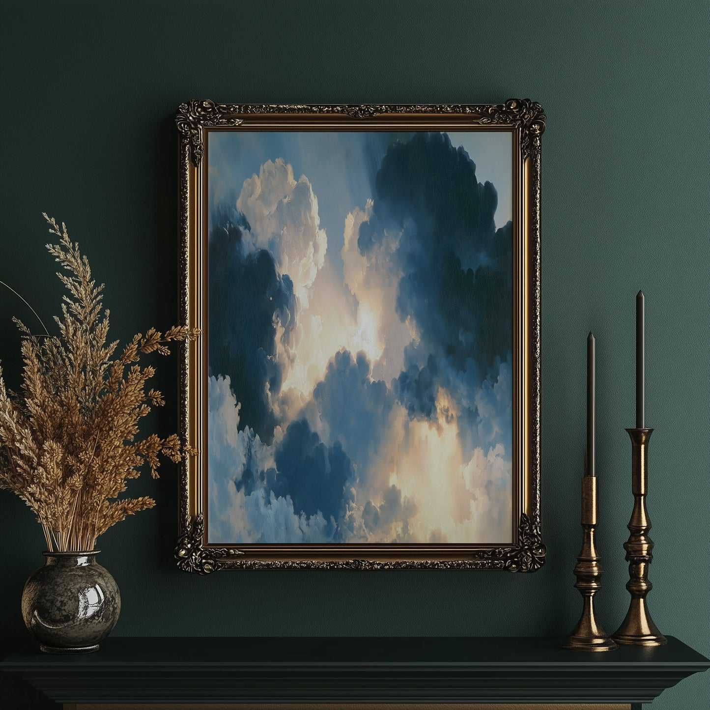 Blue Cloudscape at Twilight