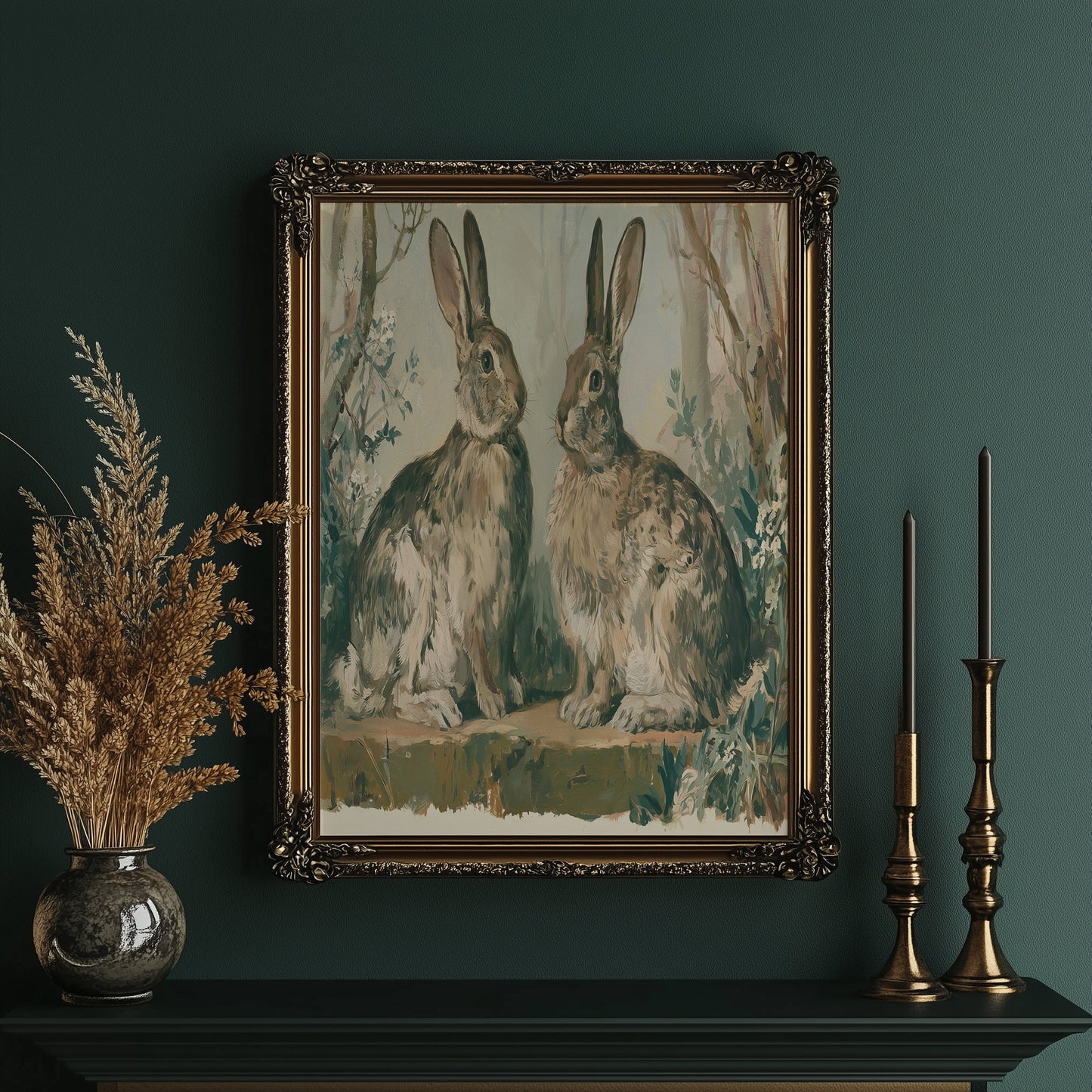 Two Hares, One Thicket
