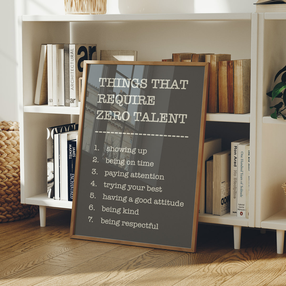 Things That Require Zero Talent, Gray Serif