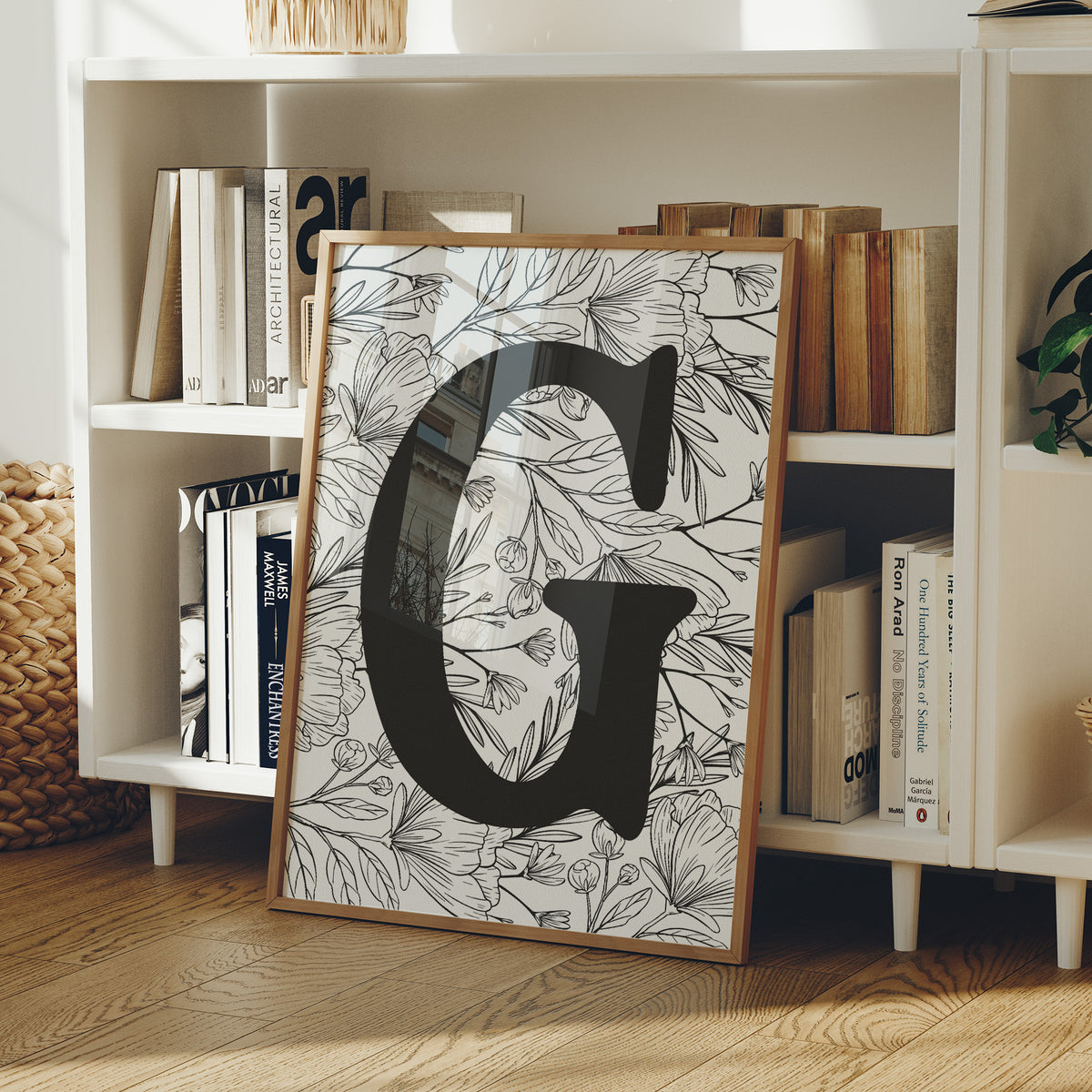 Botanical Letter G Monogram