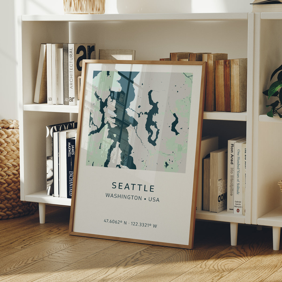 Seattle City Map Print