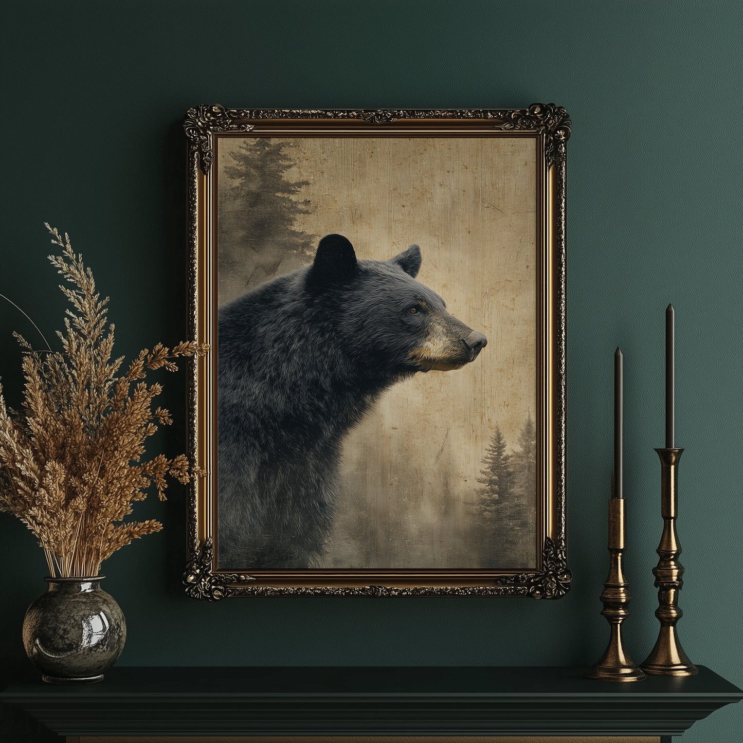 Silent Watch of the Forest Bear