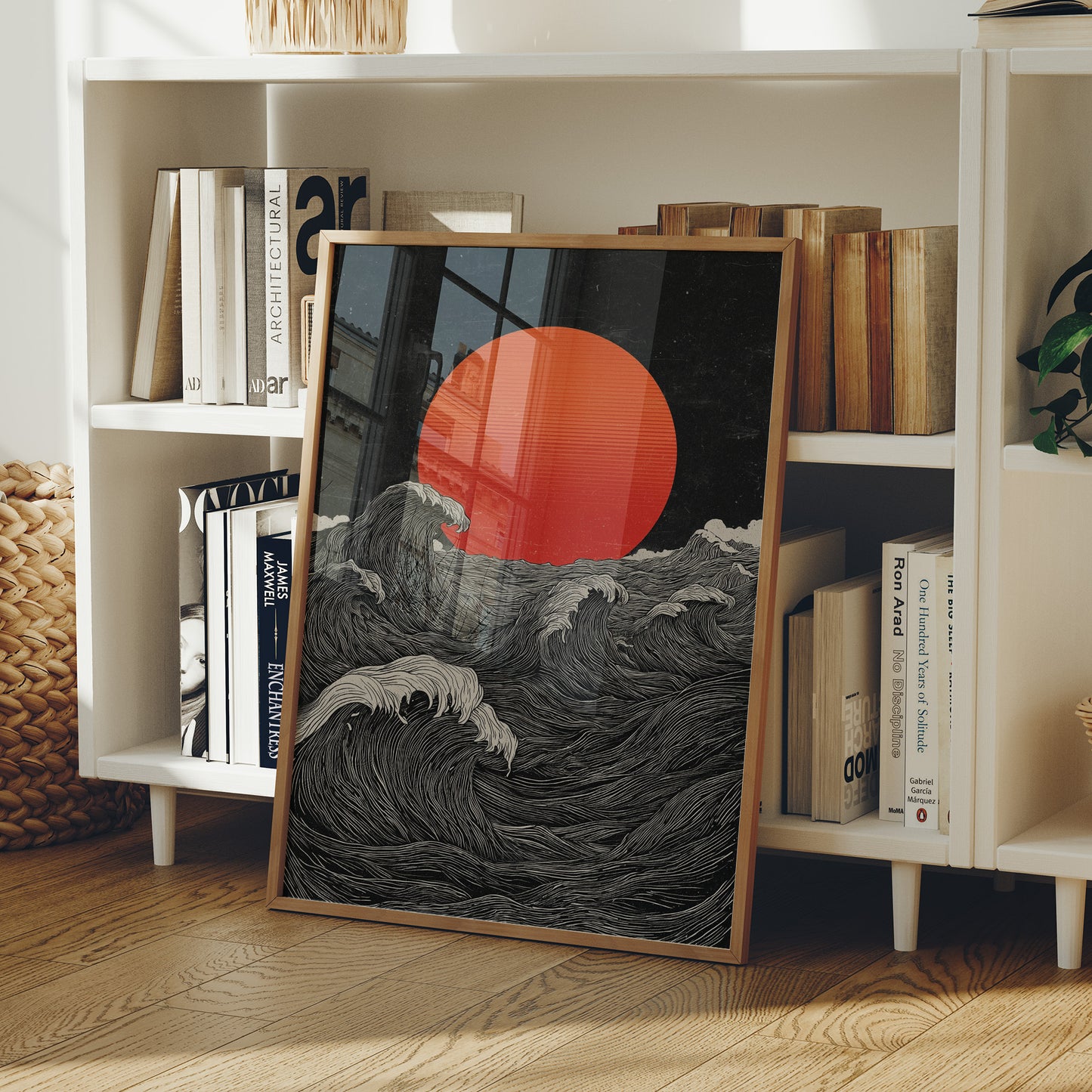 Crimson Sun Over Tides