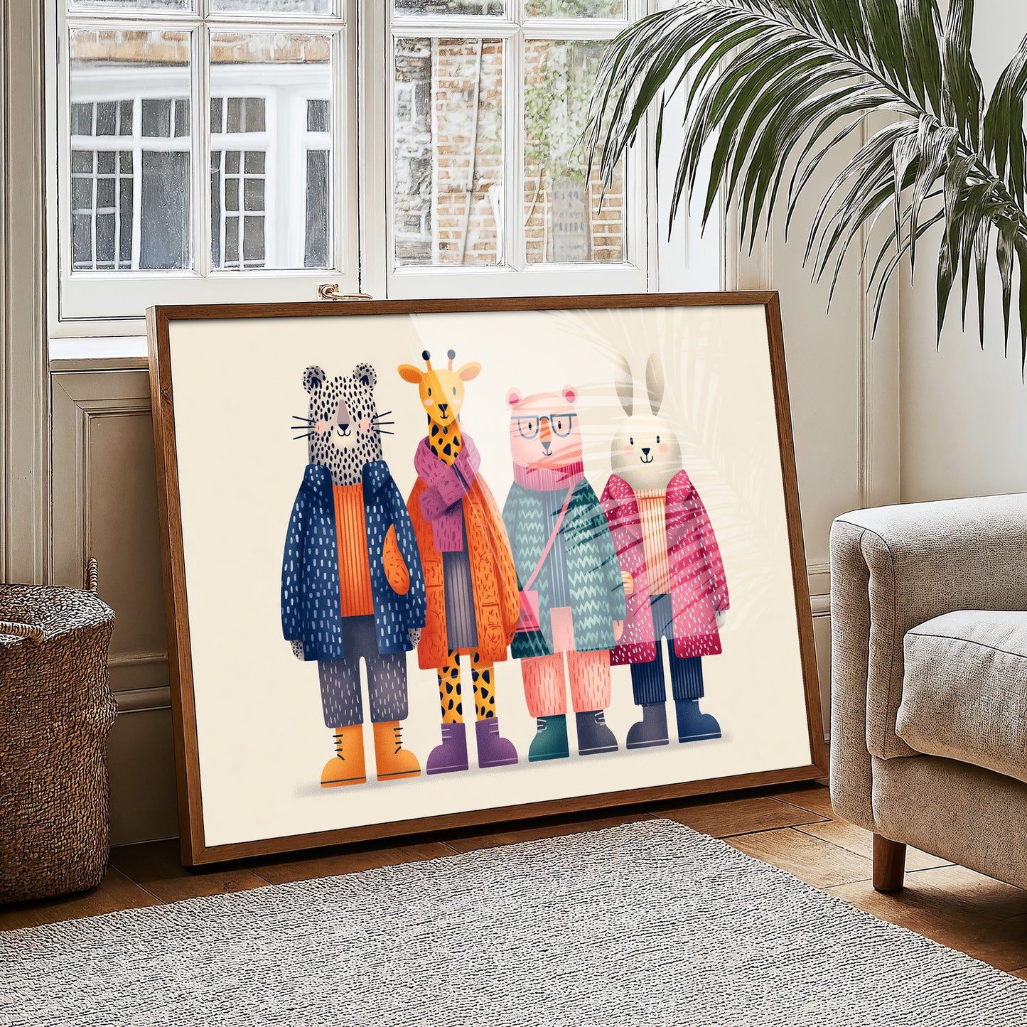 Friends in Their Sunday Coats