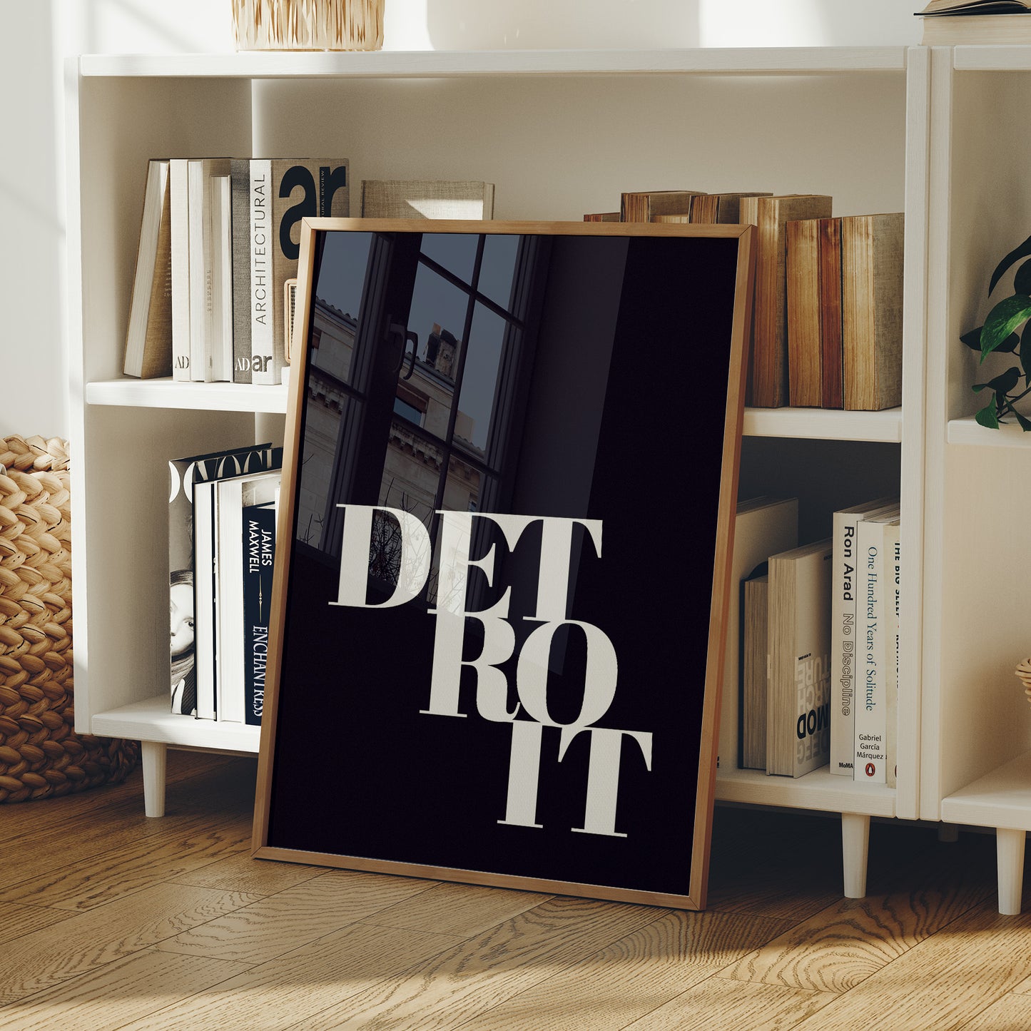 Detroit Bold Typography Print