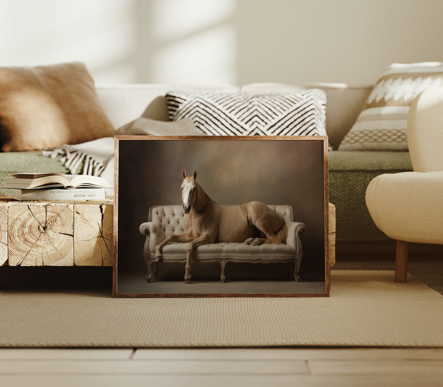 Golden Reverie Reclined