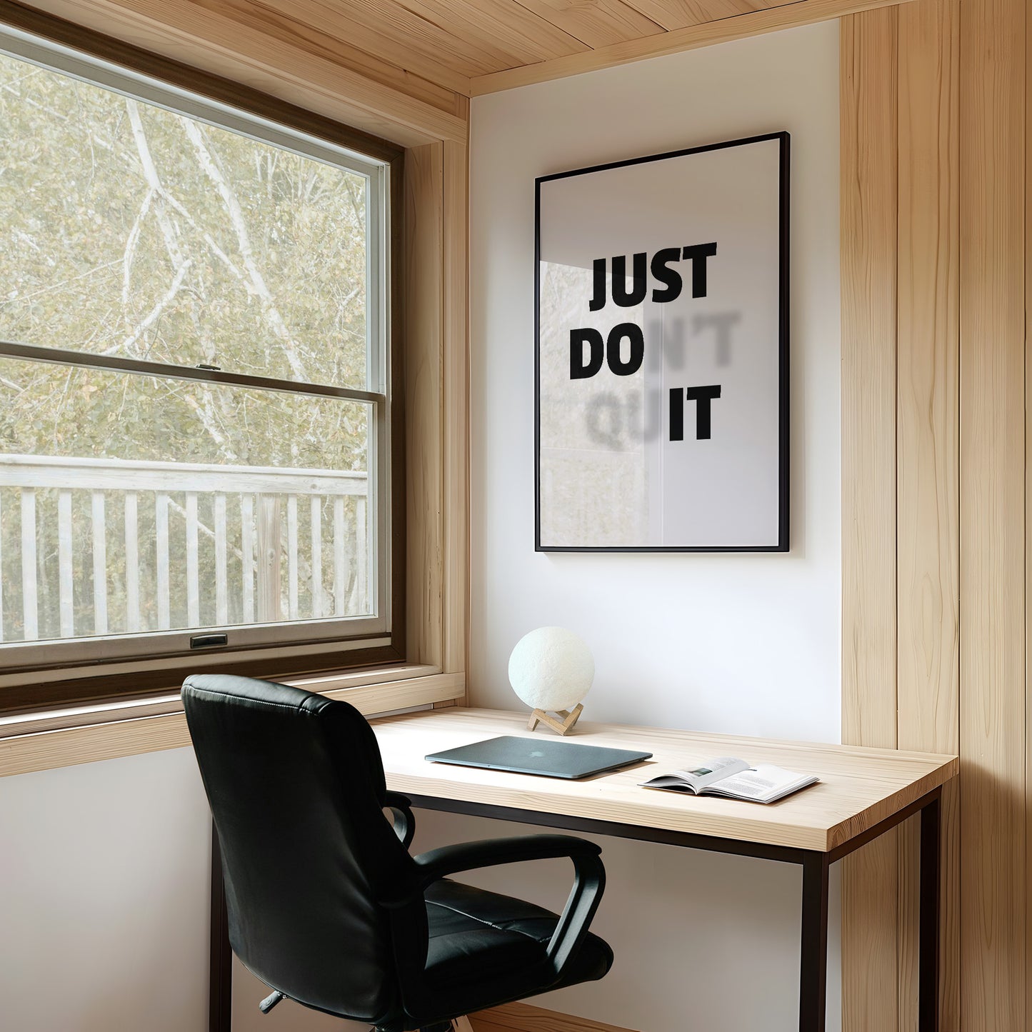 Just Do It No Excuses Typography