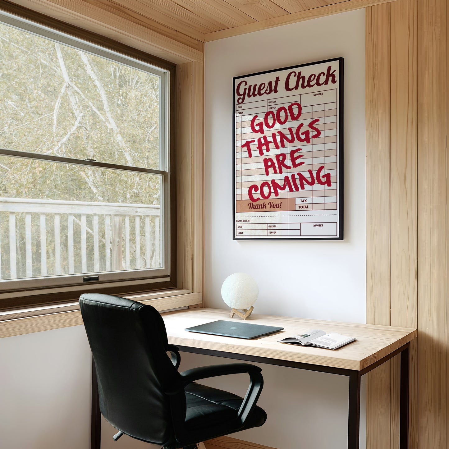 Good Things Are Coming Guest Check
