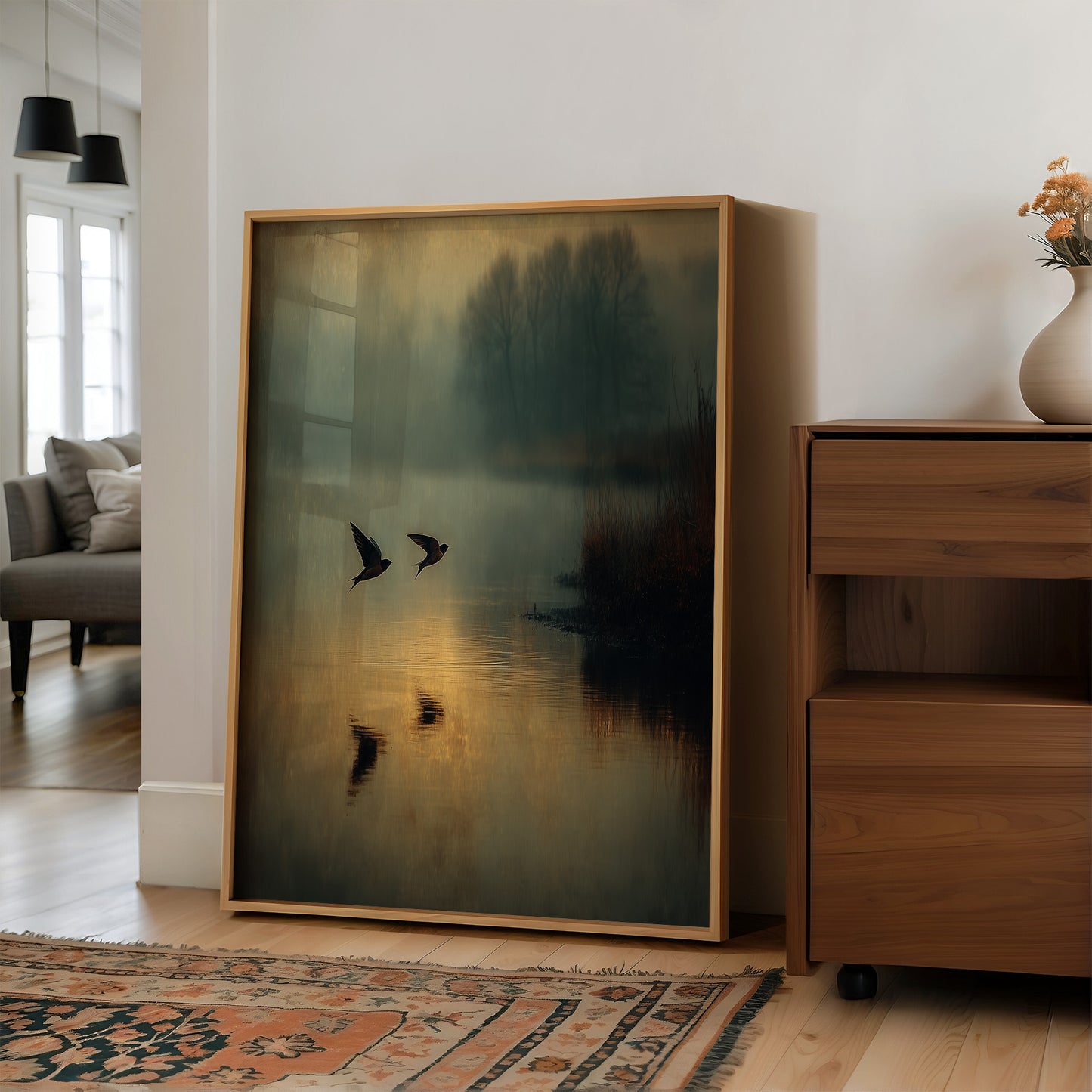 They Flew Low Over Still Water