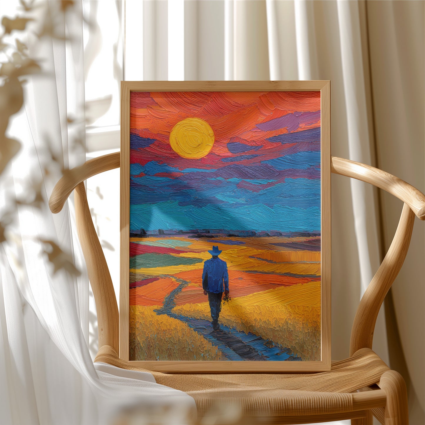 He Walked Until the Sky Caught Fire