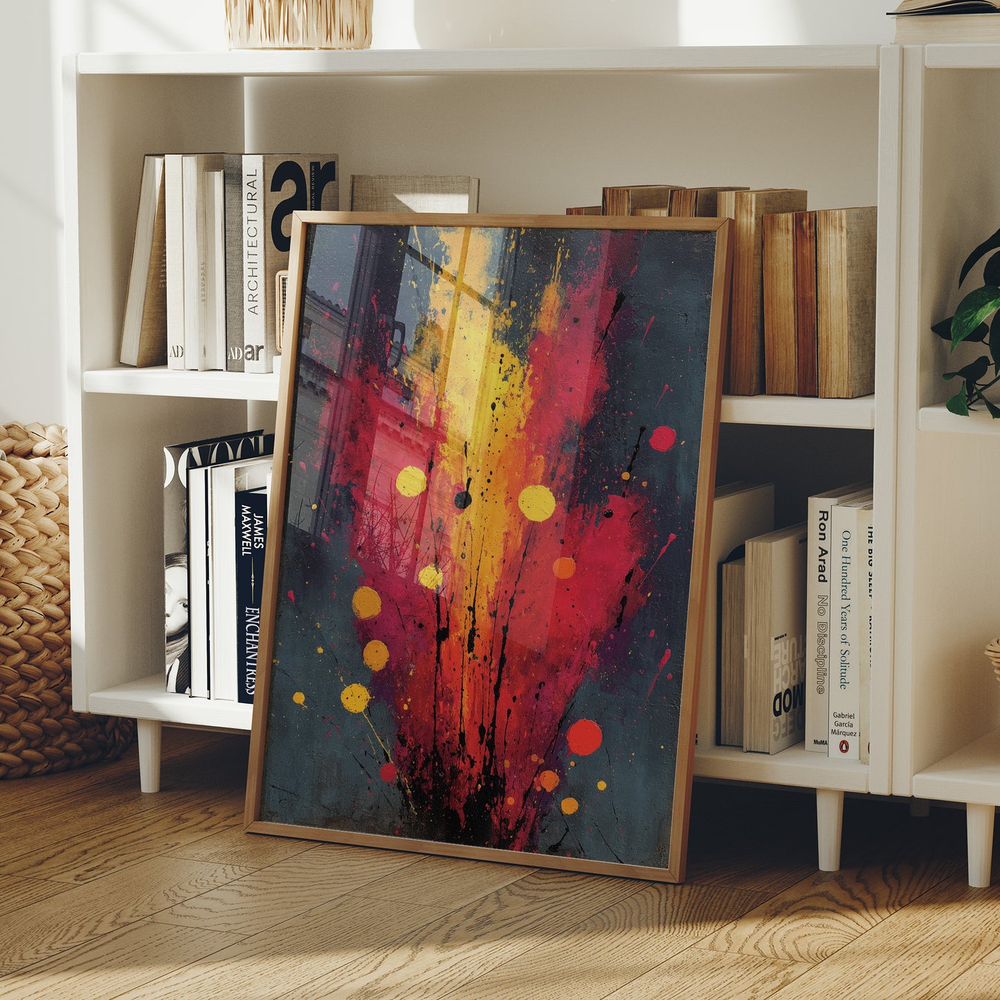 Eruption in Fire and Fuchsia