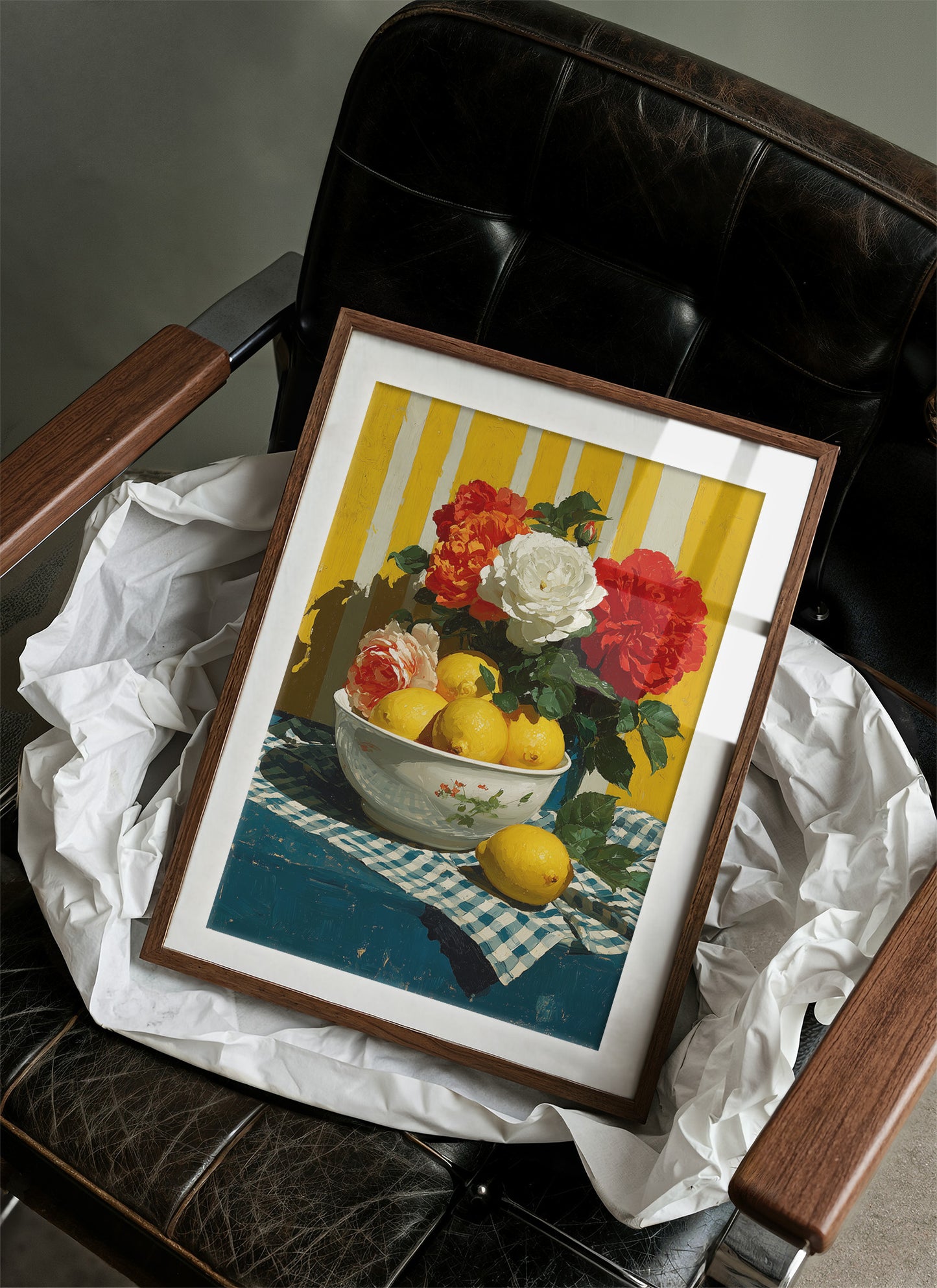 Roses Beside the Lemon Bowl