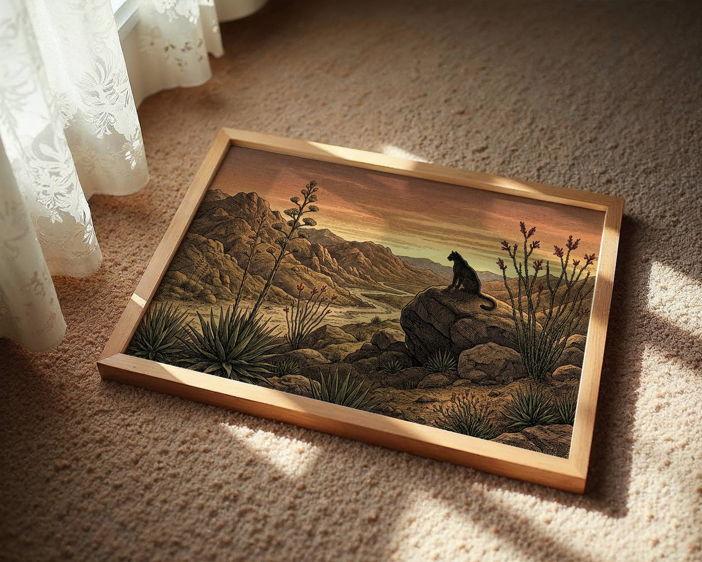 Mountain Lion at Dusk