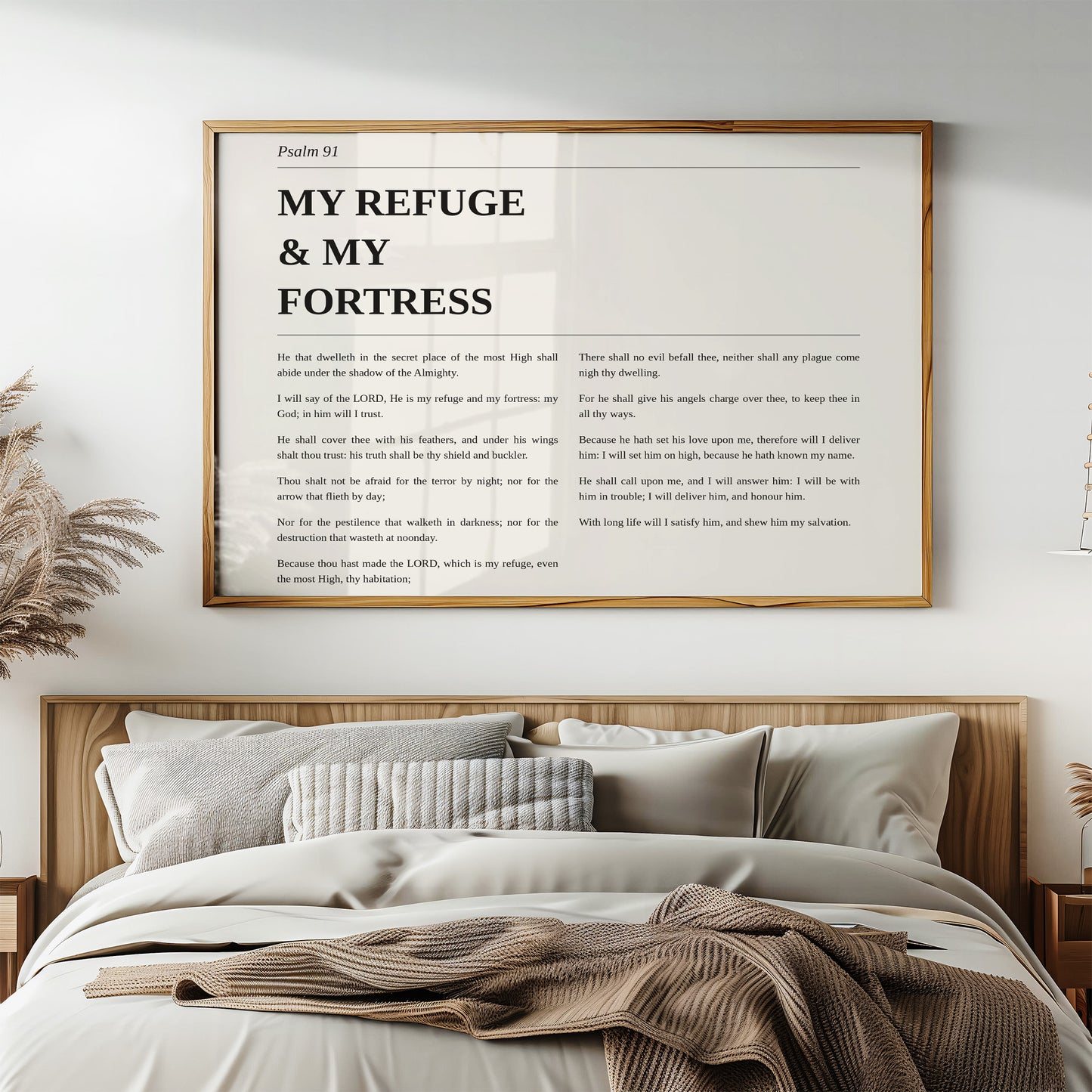 Psalm 91 Editorial Print