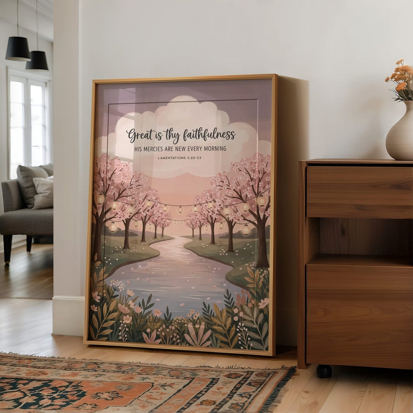 Great Is Thy Faithfulness: Cherry Blossom River