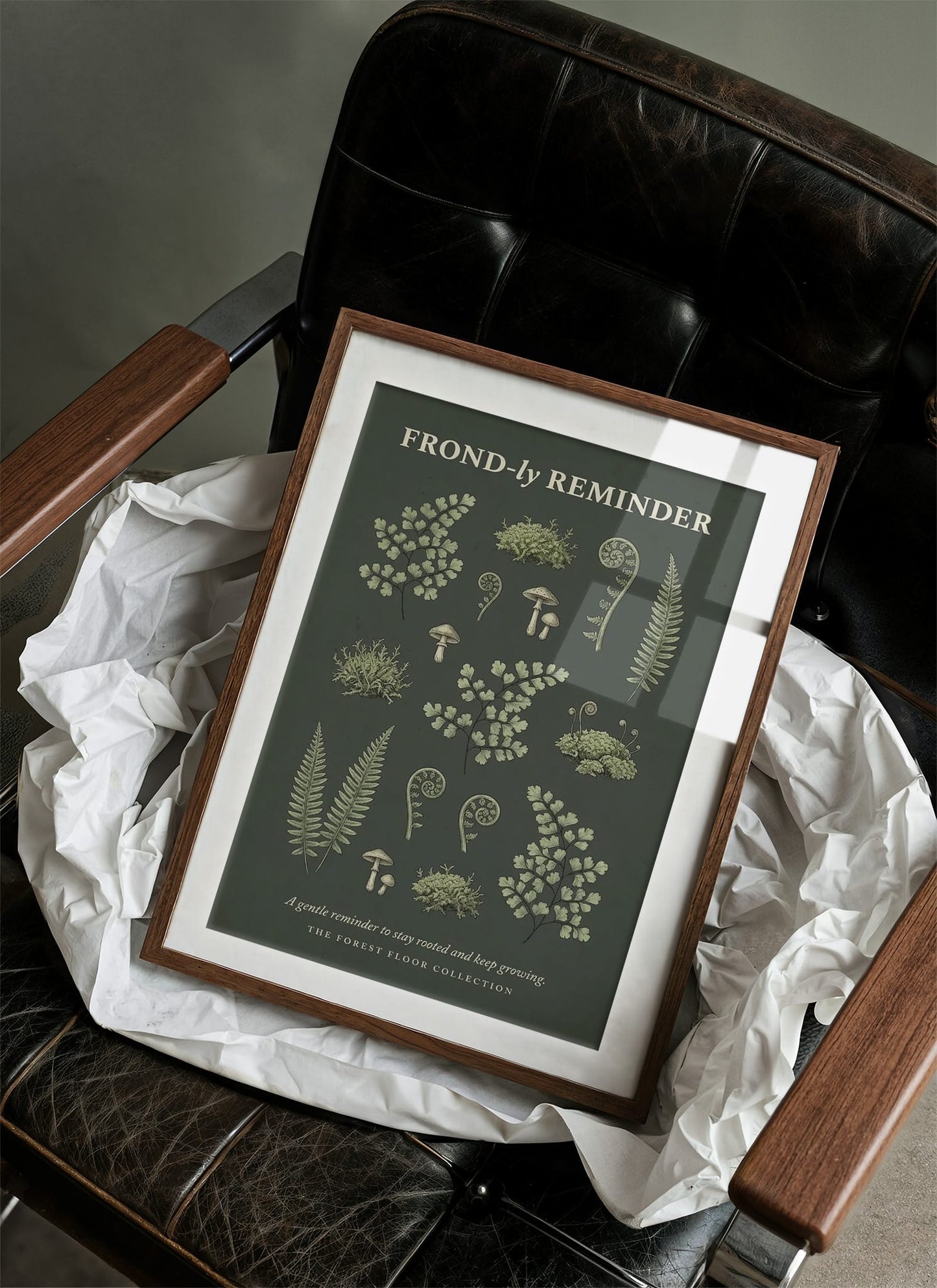 Frond-ly Reminder: Vintage Fern & Moss Chart