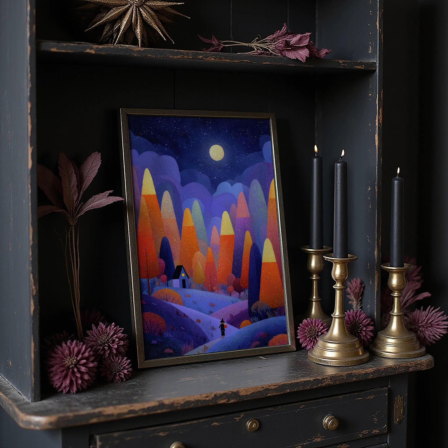 The Witch's Moonlit Path