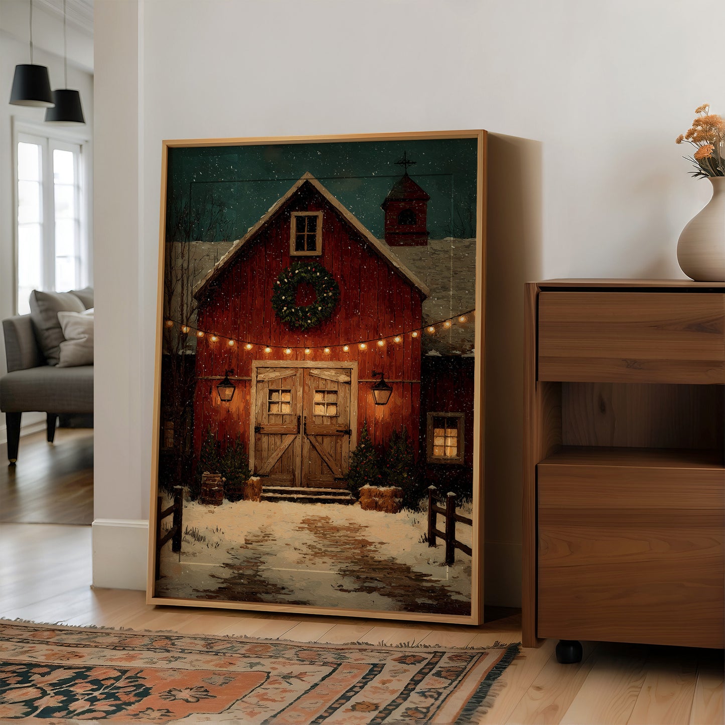 The Barn on Christmas Eve