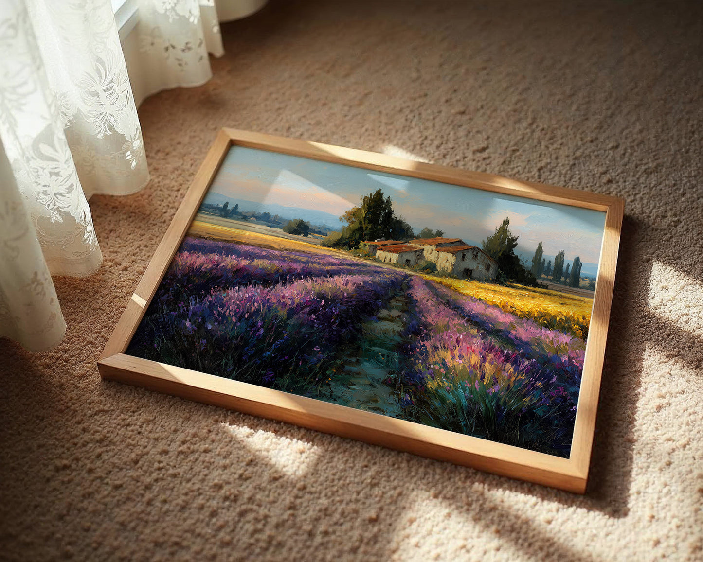 Provence Lavender at Golden Hour