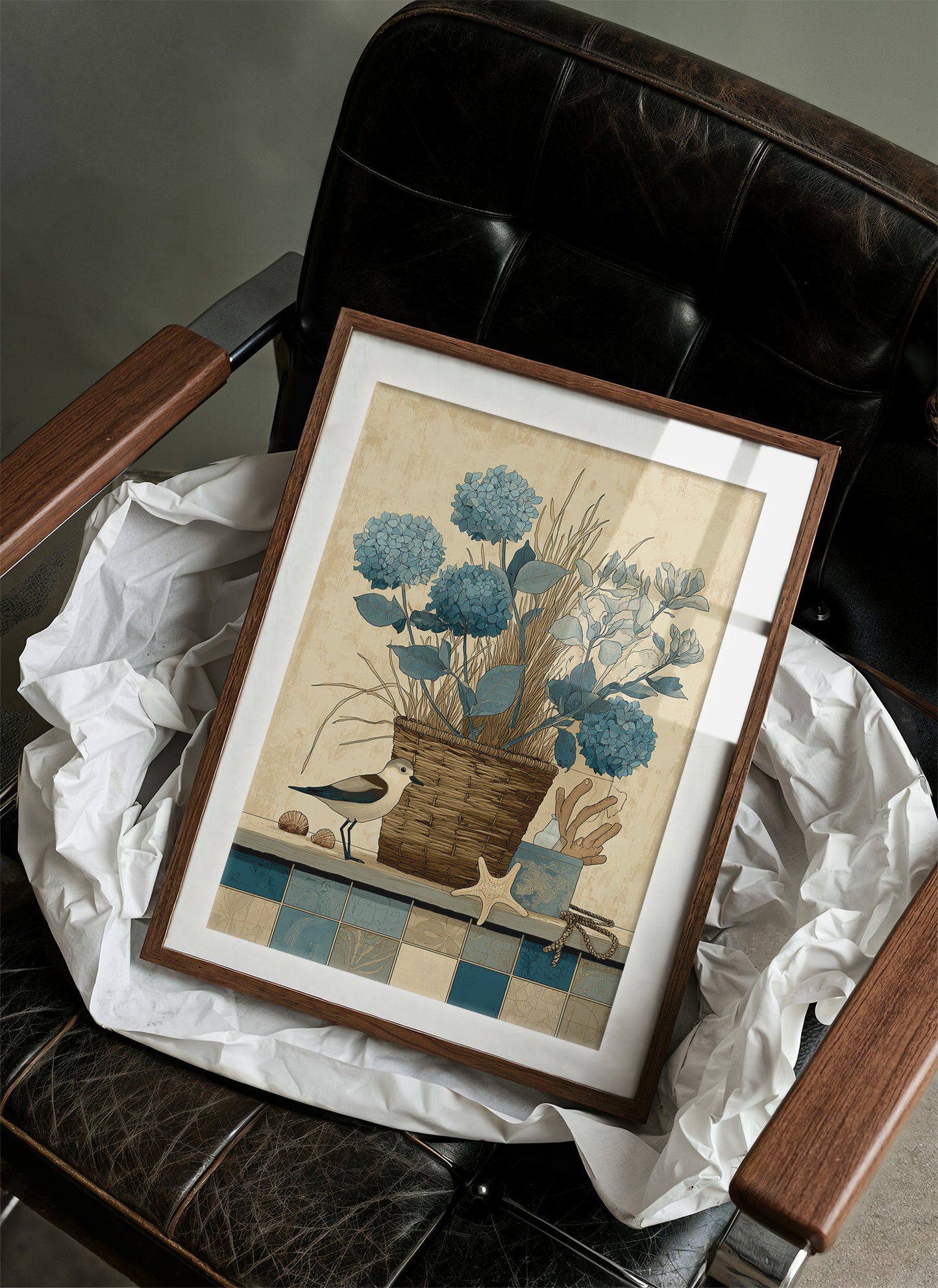 Sandpiper, Hydrangea Basket