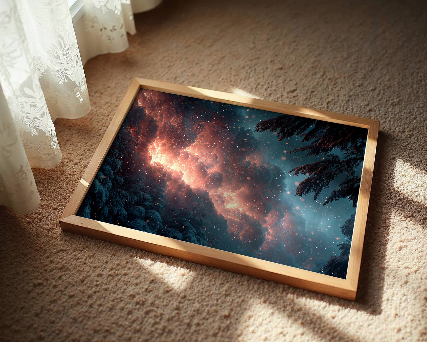 Winter Nebula Above the Pines