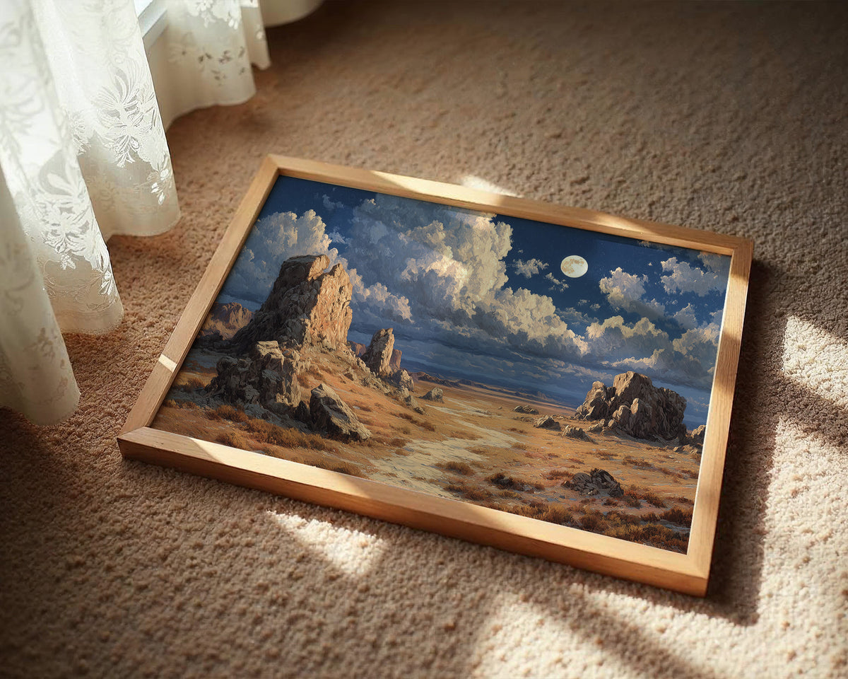 Hoodoos Hold a Moonlit Standoff