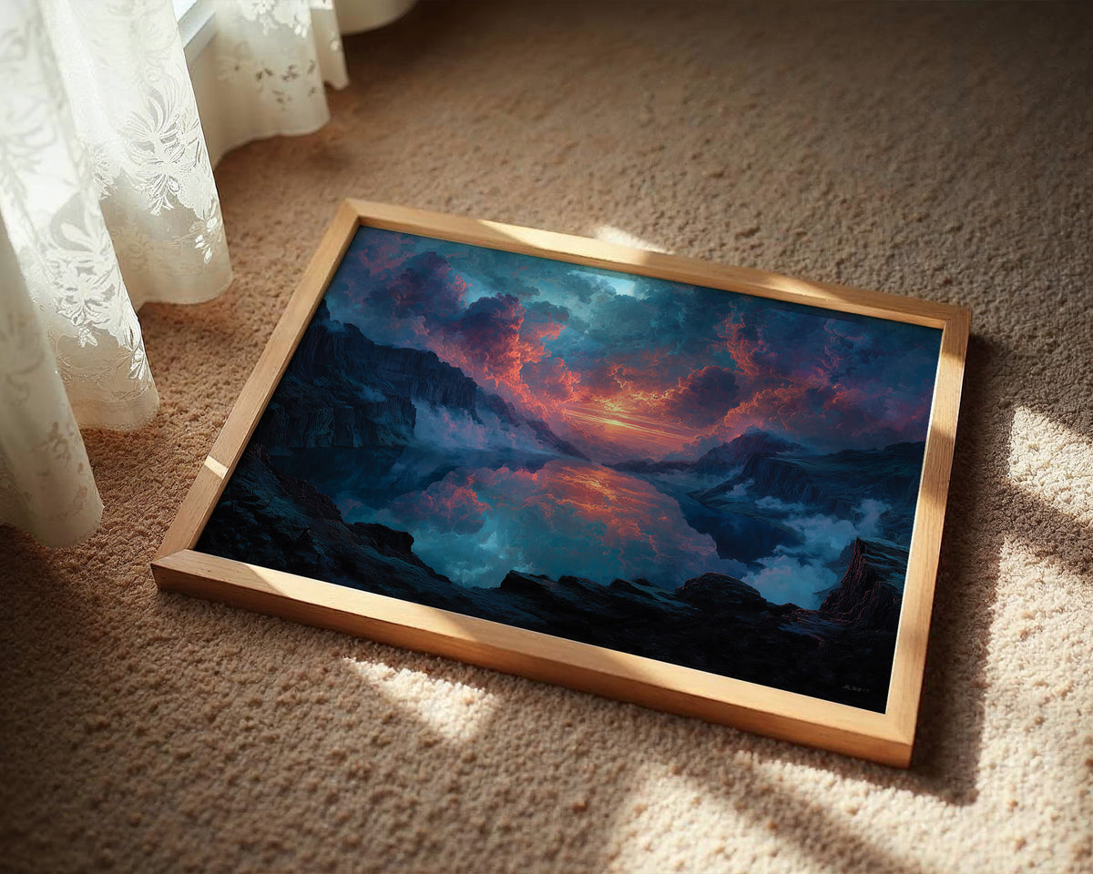 The Sky Set Fire, the Lake Copied