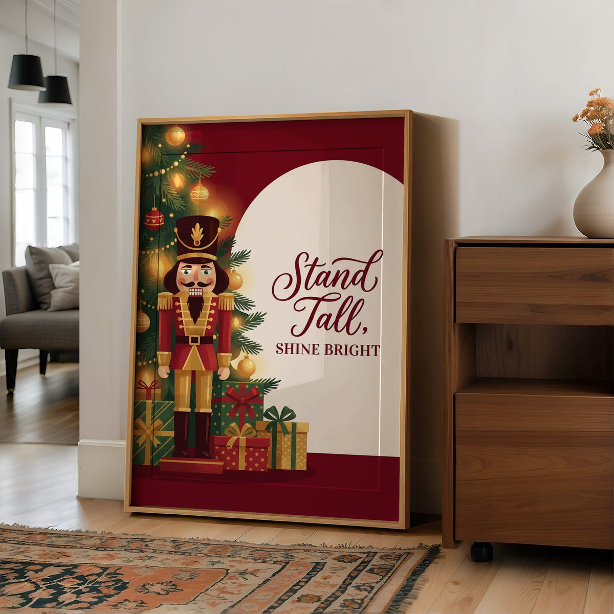 Stand Tall, Shine Bright: Nutcracker on Guard Duty