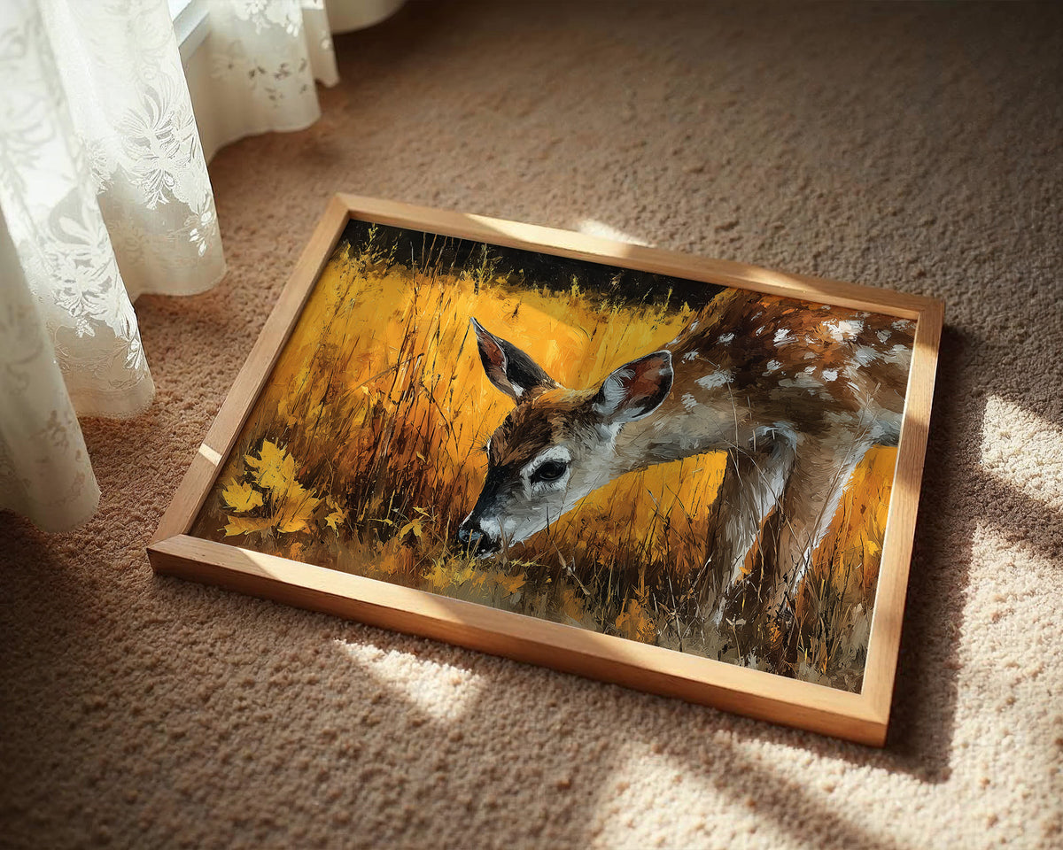 Close-Up Fawn, Mouth Full