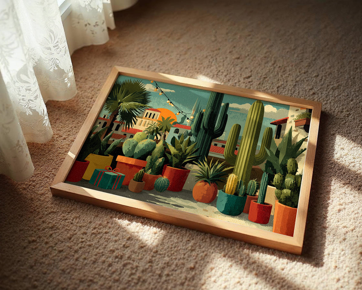 Desert Christmas, Cactus Declines Ornaments