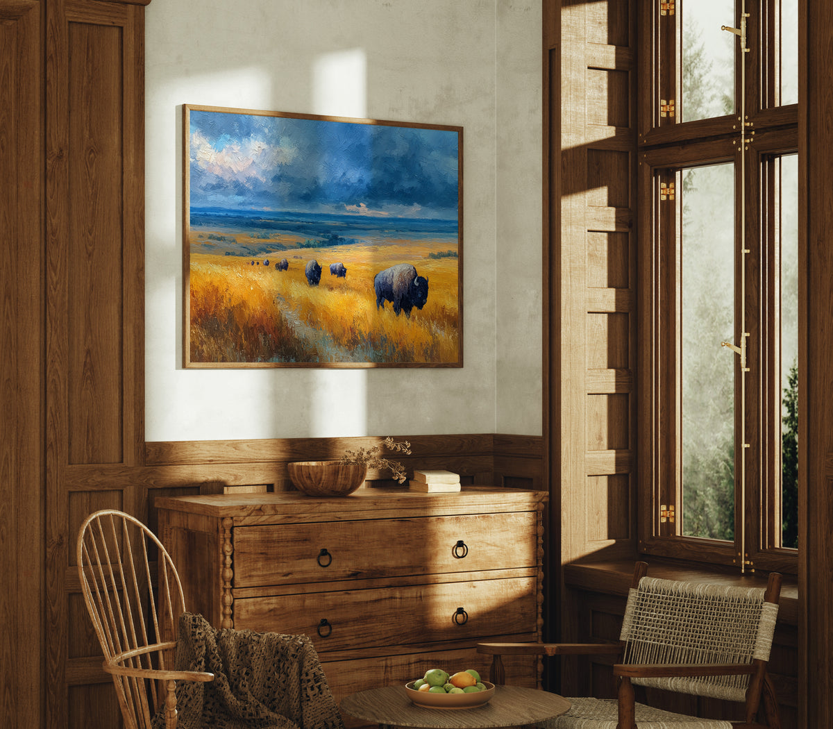 Storm Coming, Bison Not Bothered