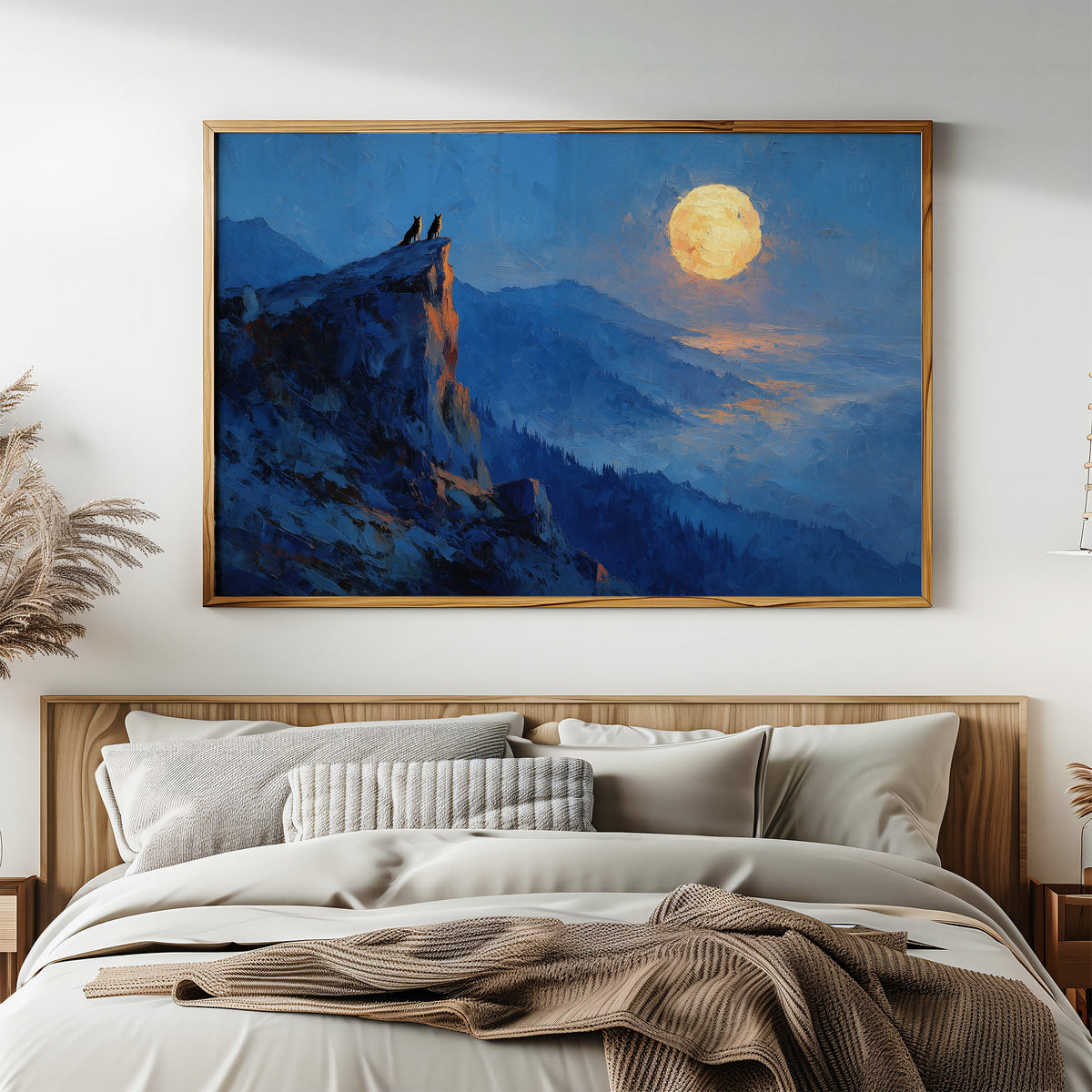 Two Wolves, One Moon, No Howling