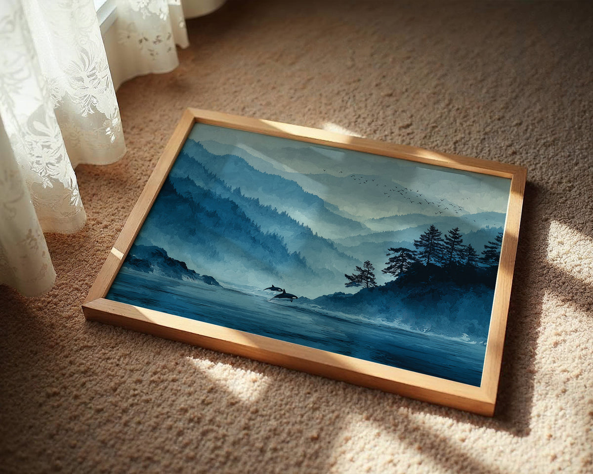 Orcas Making a Scene