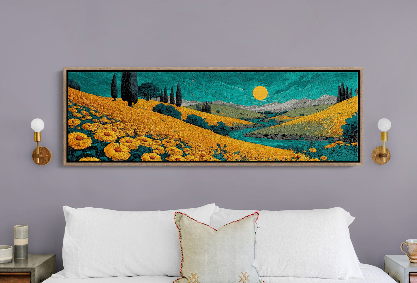 Fields Of Gold Under Teal Skies