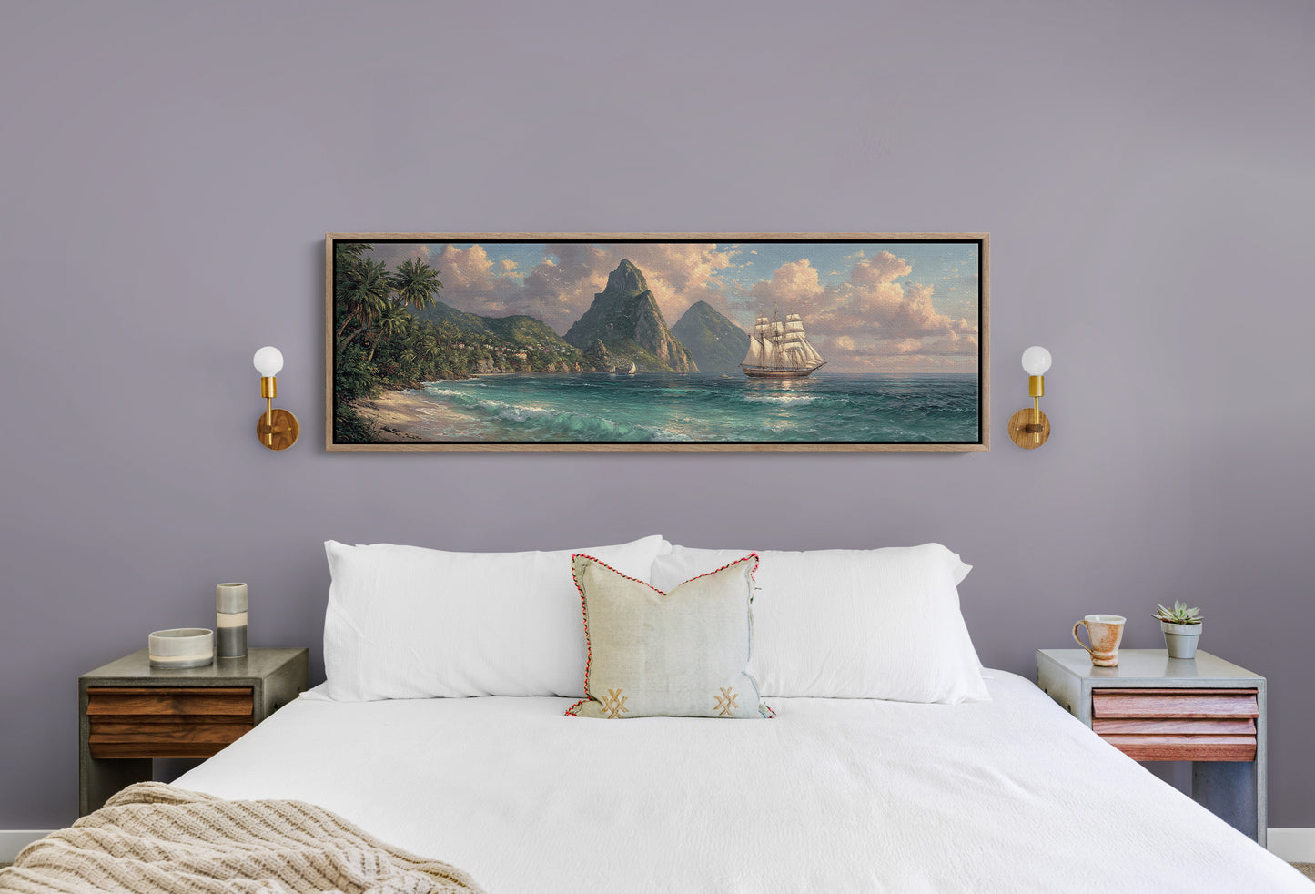 Sails Beneath Emerald Peaks